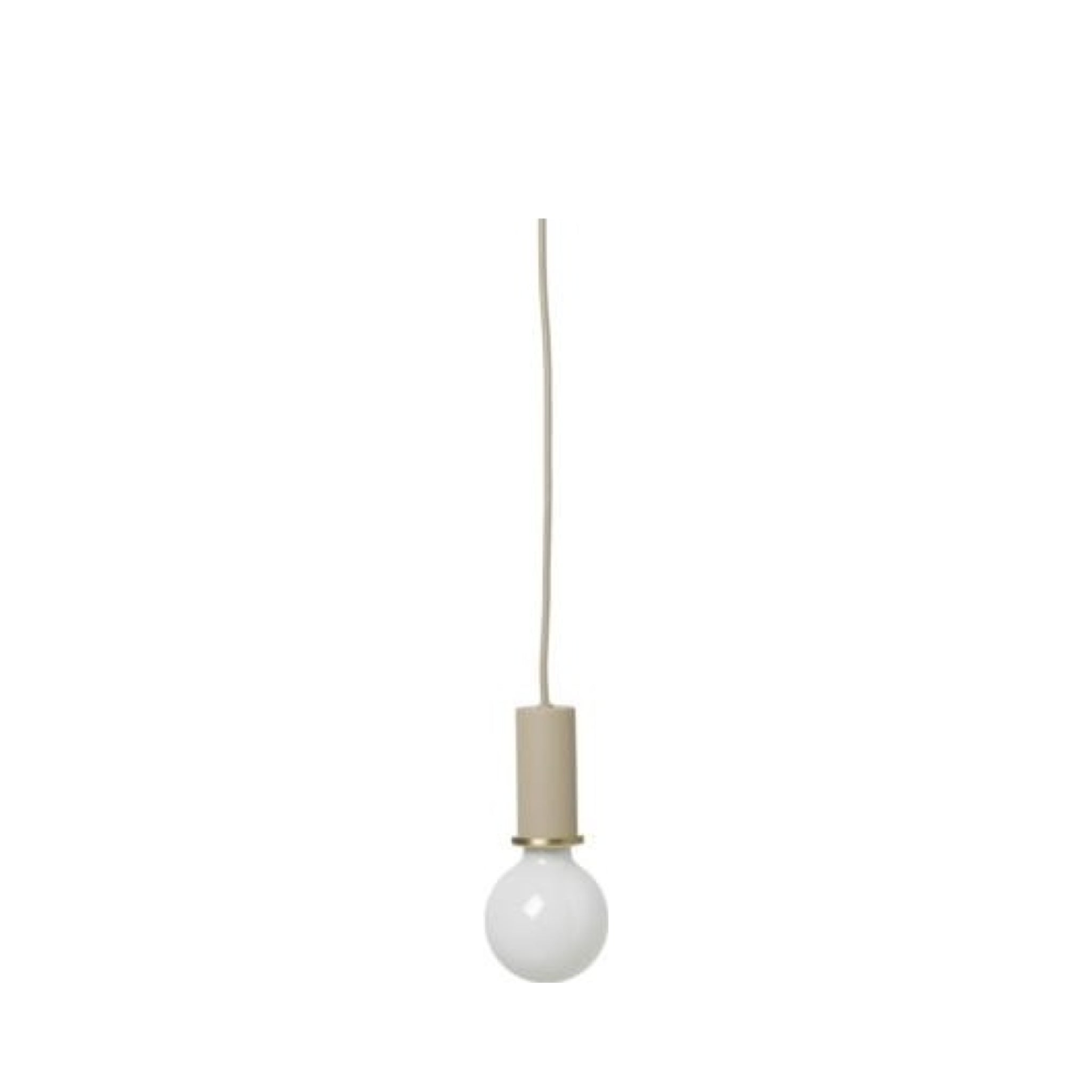 Ferm Living Socket Suspension Lamp Cashmere, 10cm