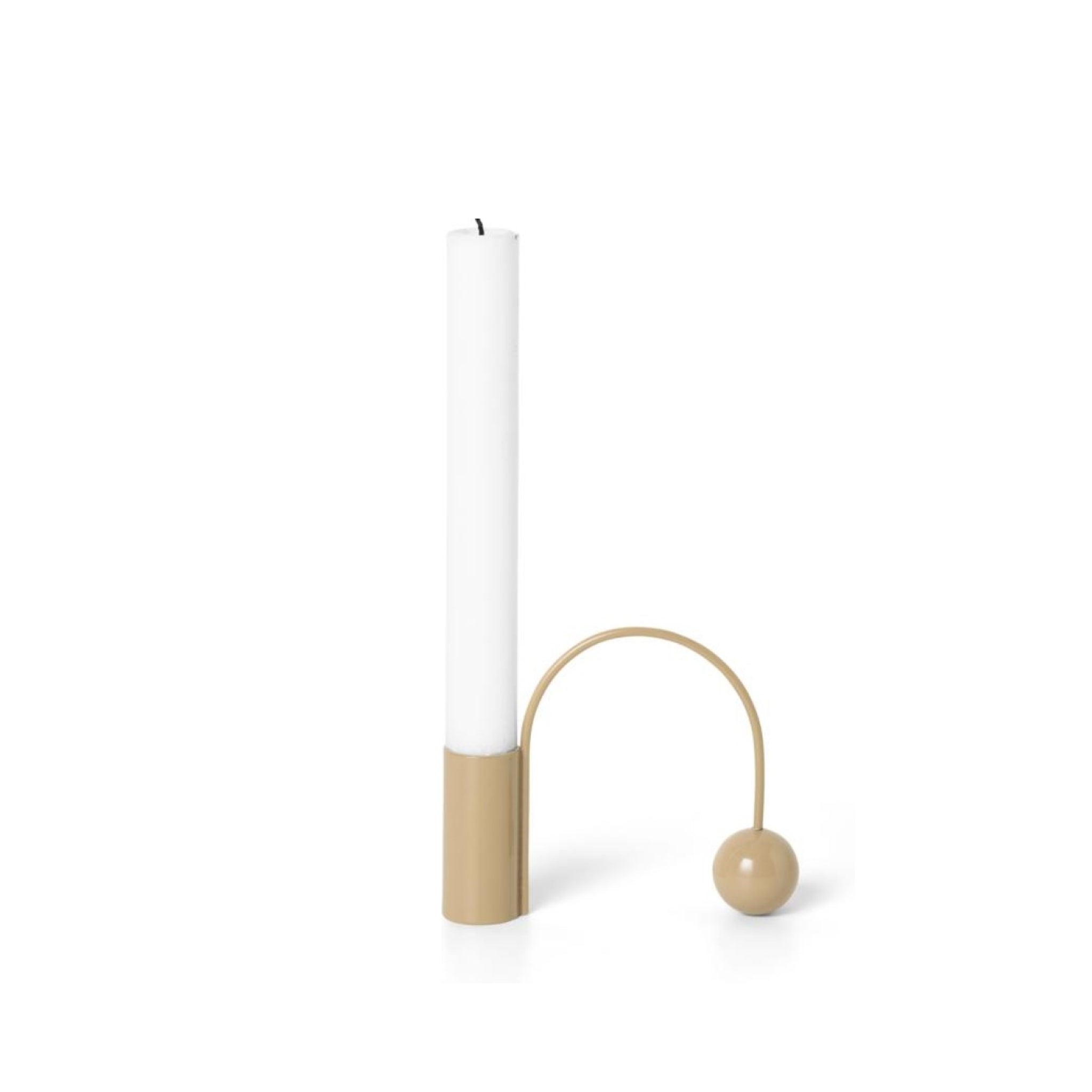 Ferm Living Balance Candlestick, Macaroon