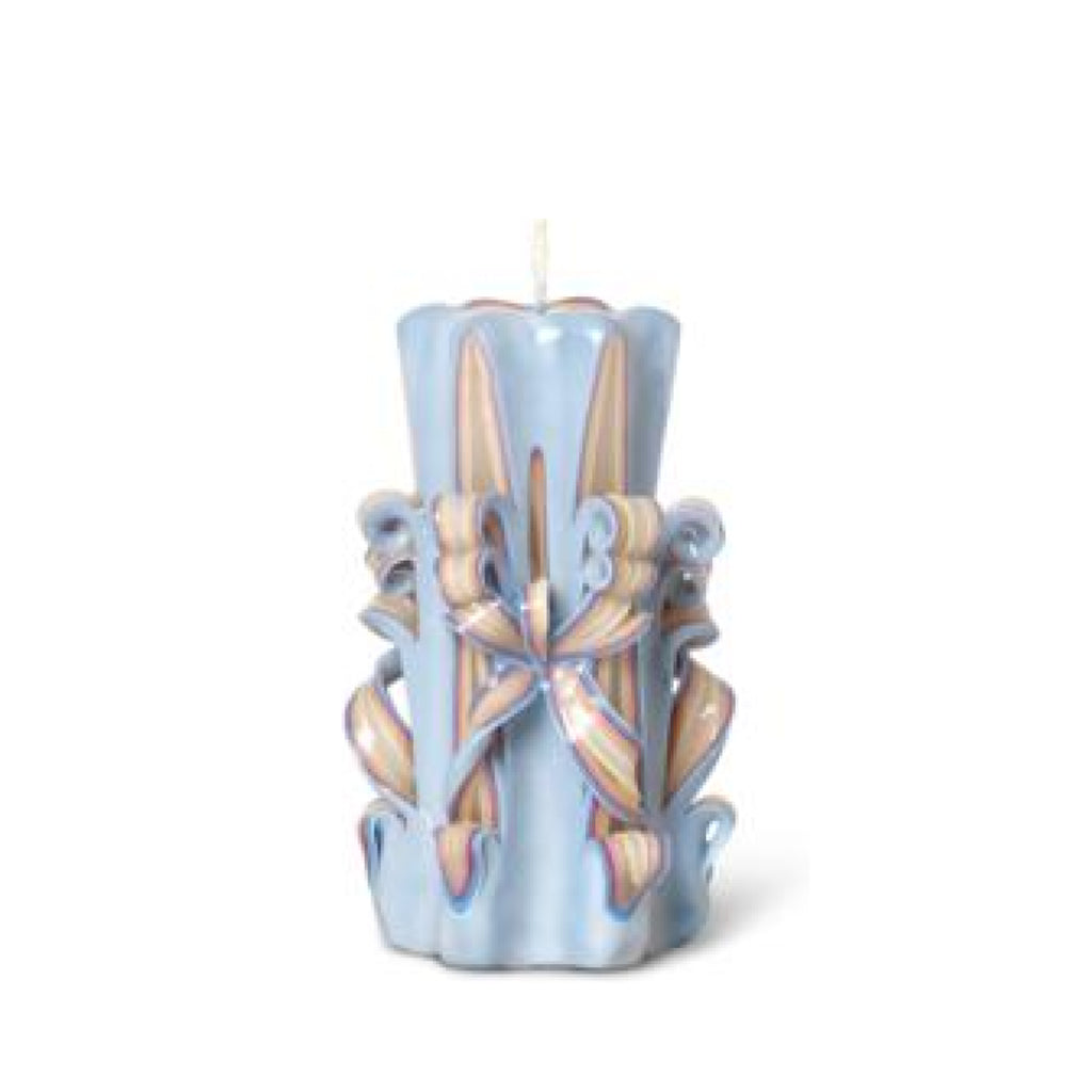 Ferm Living Handmade Candle, Light Blue