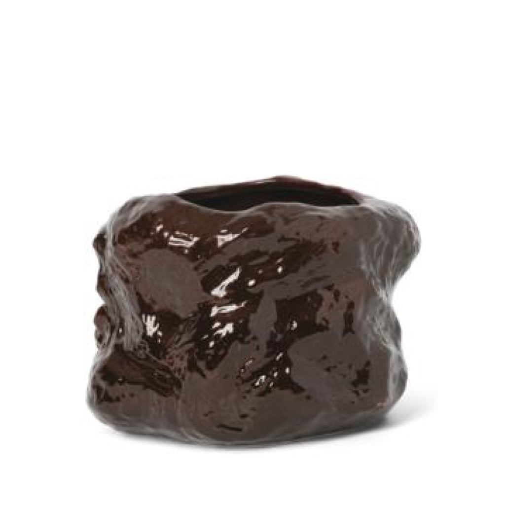 Ferm Living Tuck Flowerpot, Red Brown