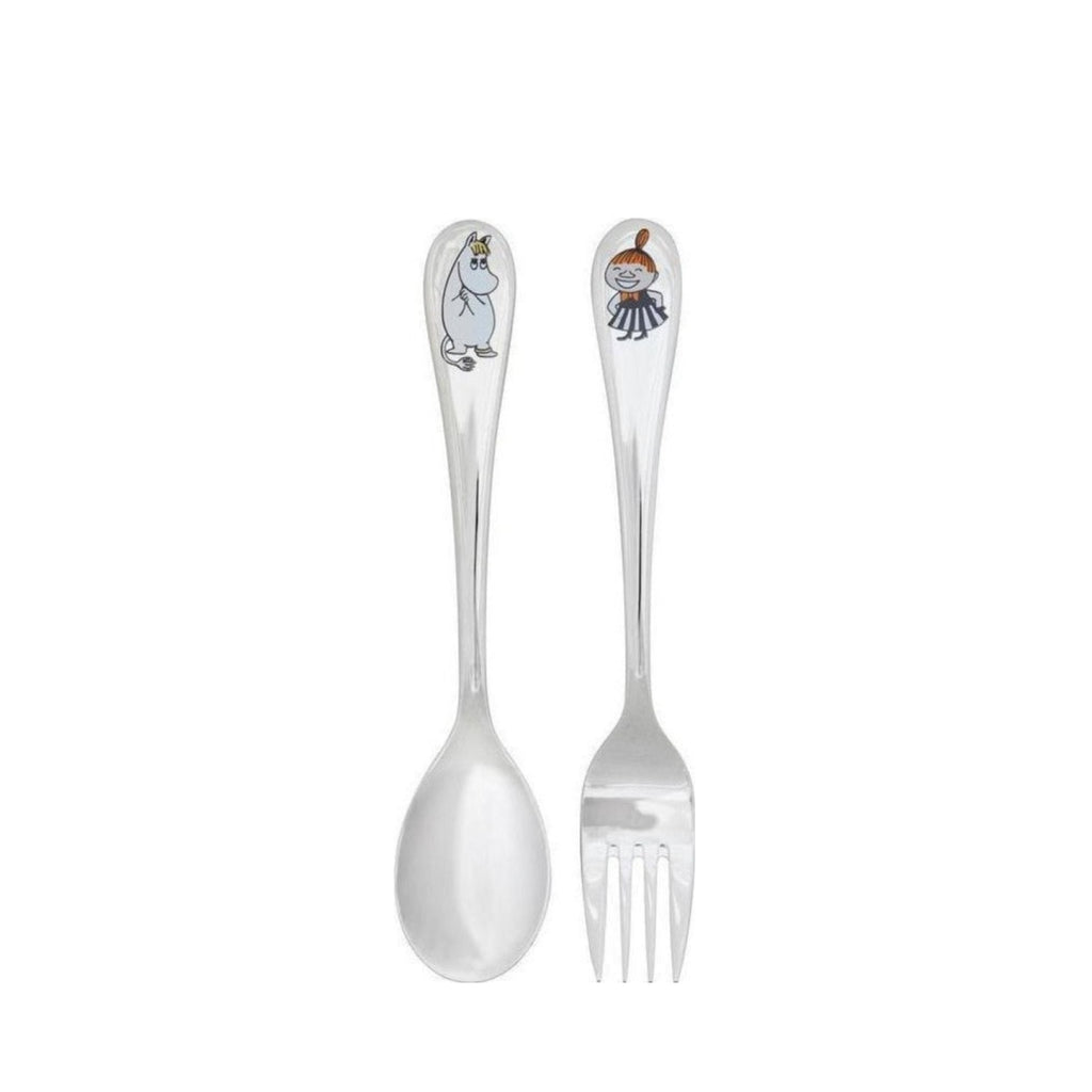 Arabia Moomin First Cutlery Set, Snorkmaiden & Little My