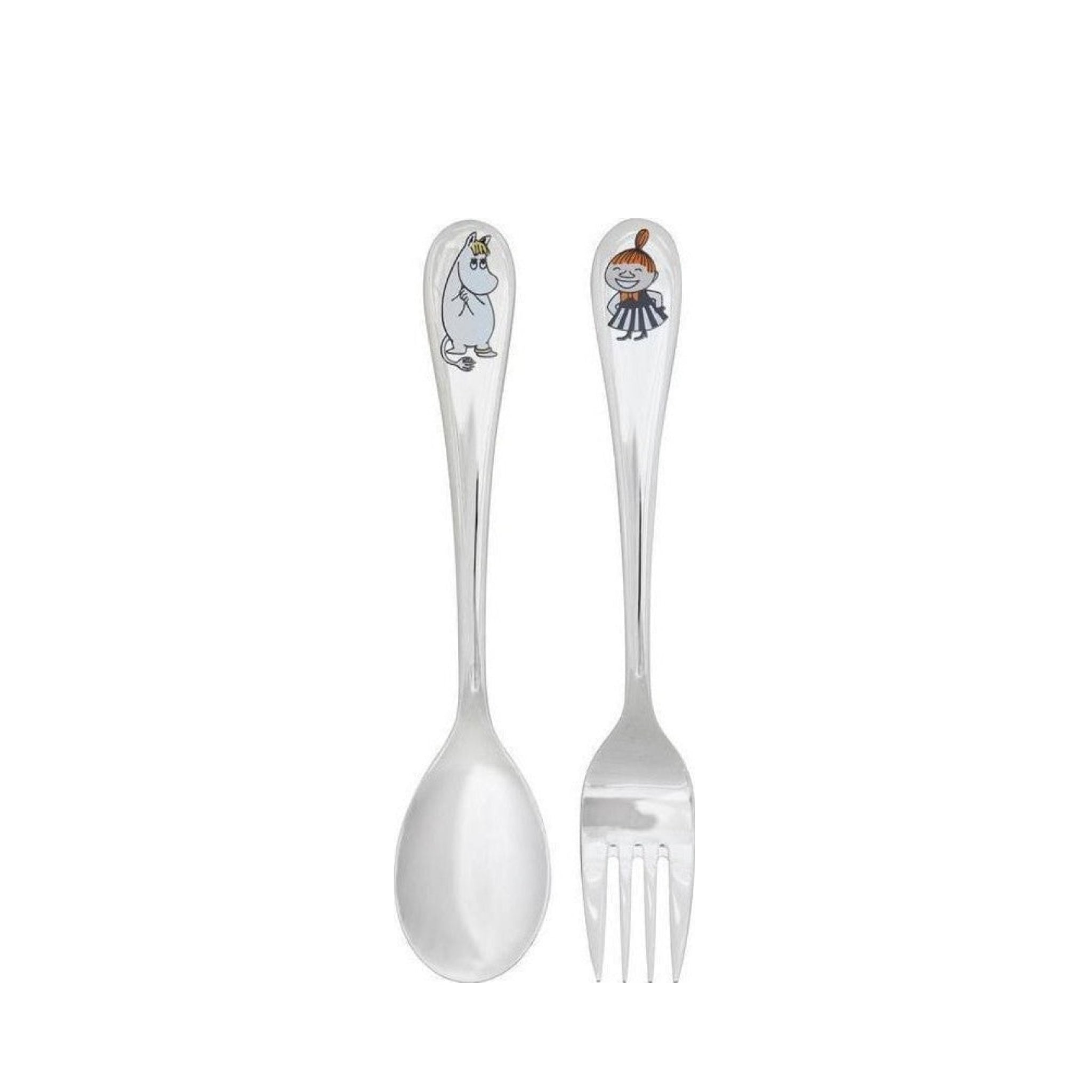 Arabia Moomin First Cutlery Set, Snorkmaiden & Little My