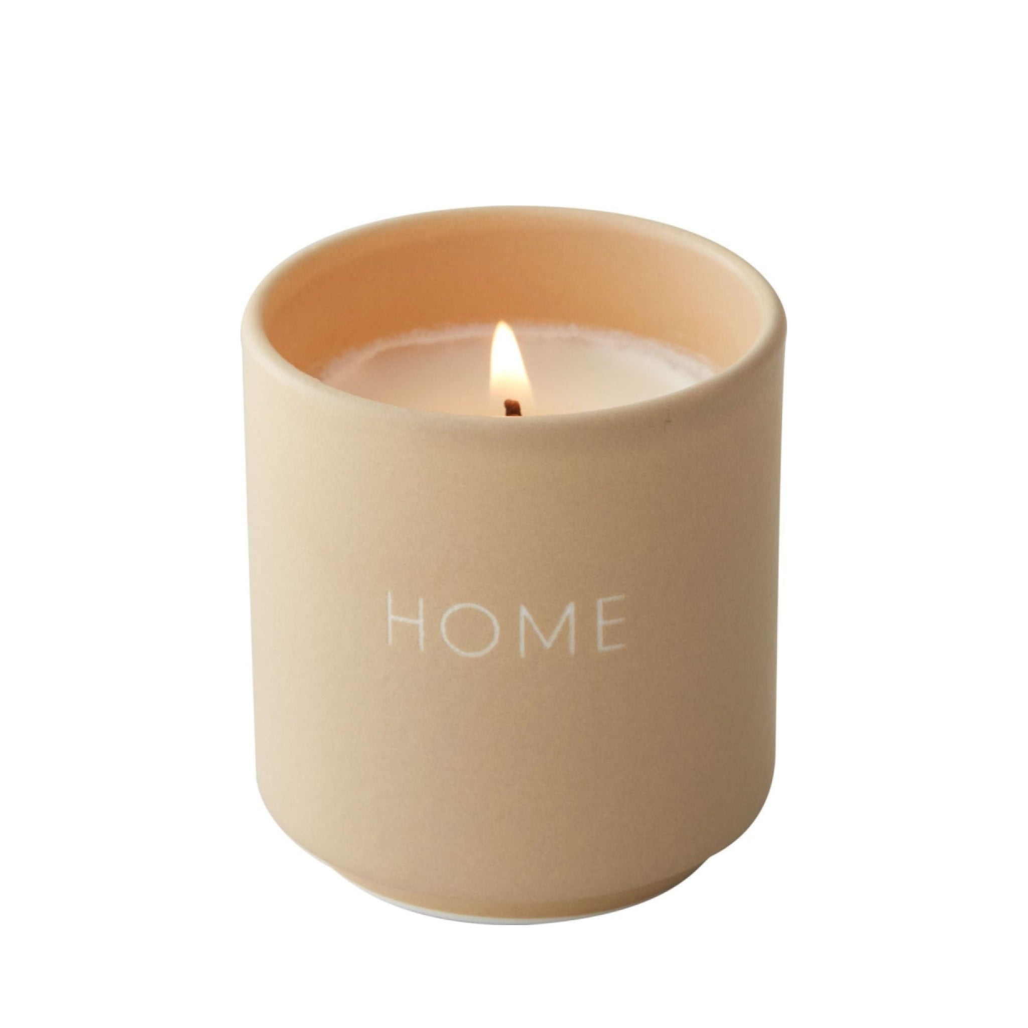 Design Letters Scented Candle Home, Beige