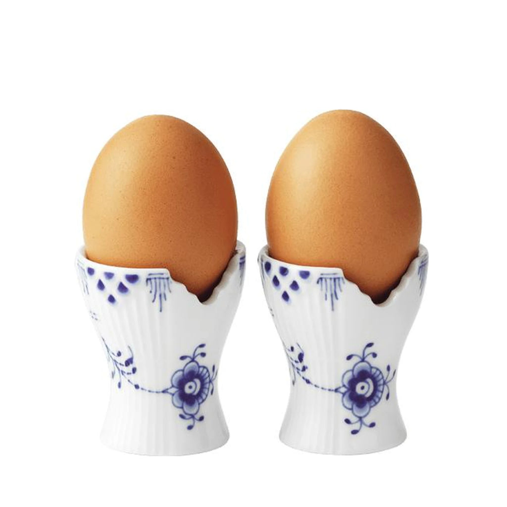 Royal Copenhagen Elements Blue Egg Cup, 2 Pcs.