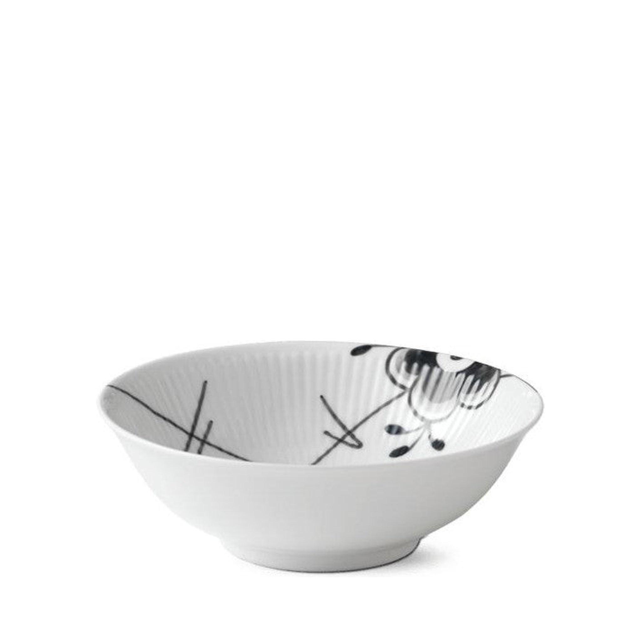 Royal Copenhagen Black Fluted Mega Bowl, 35 Cl