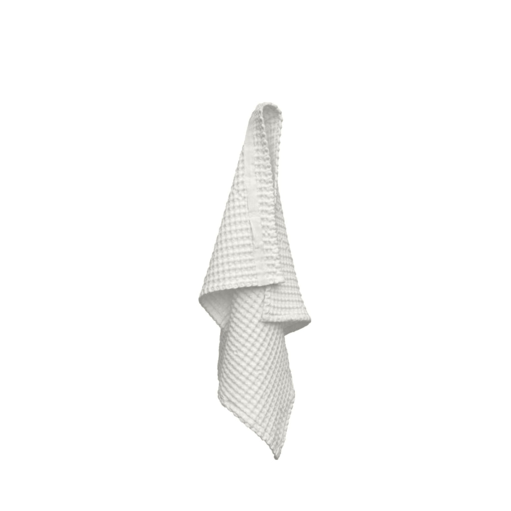 The Organic Company Big Waffle Hand Towel, Natural White