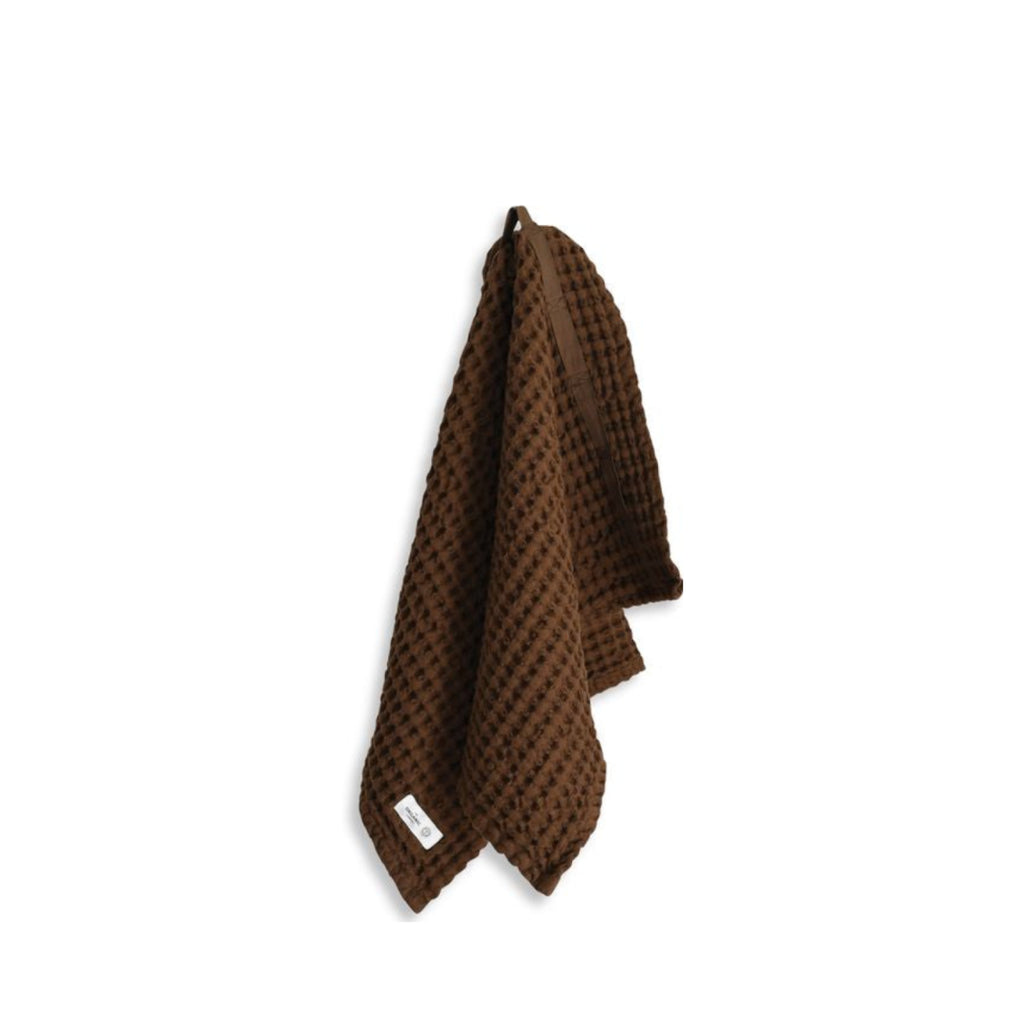 The Organic Company Big Waffle Hand Towel, Teak