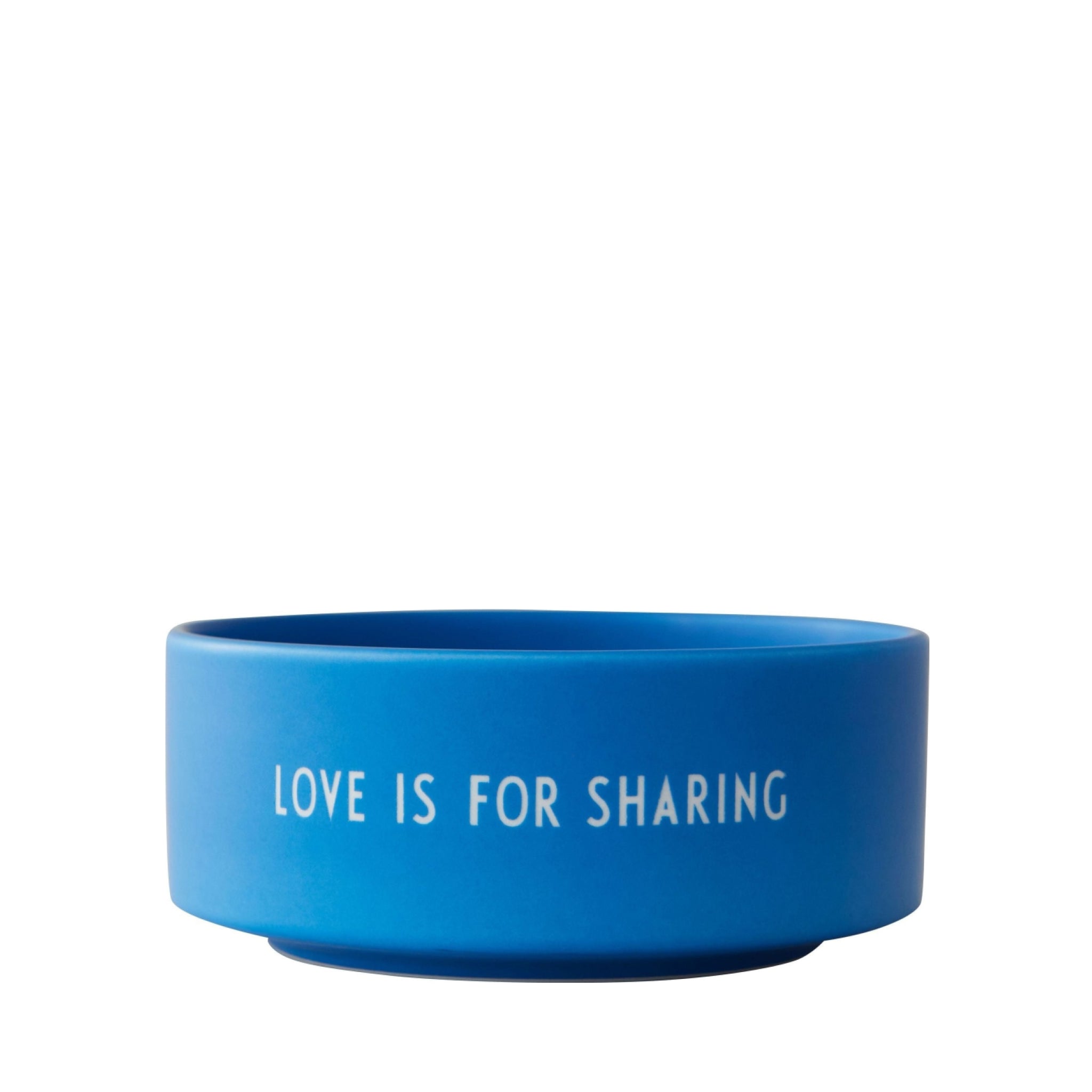 Design Letters Snack Bowl, Cobalt Blue