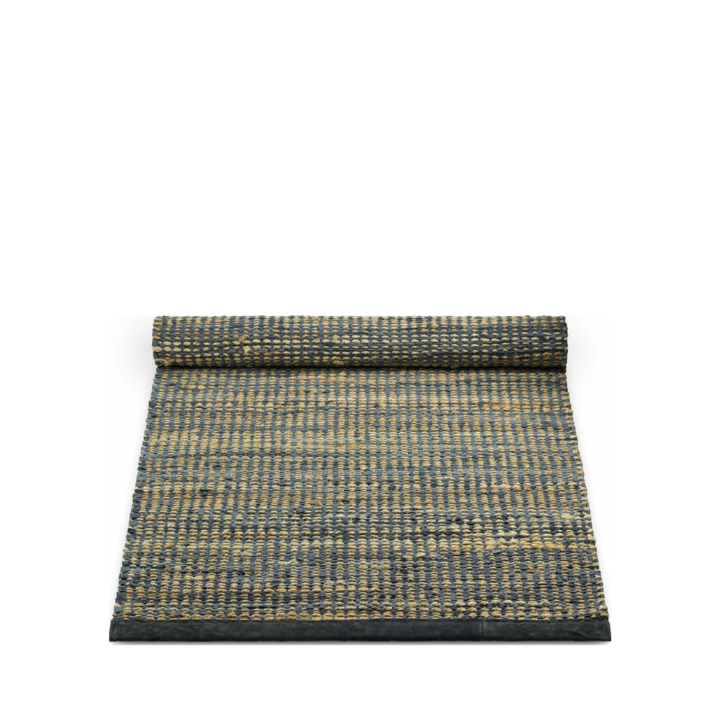 Rug Solid Jute Rug Graphite, 75 X 200 Cm