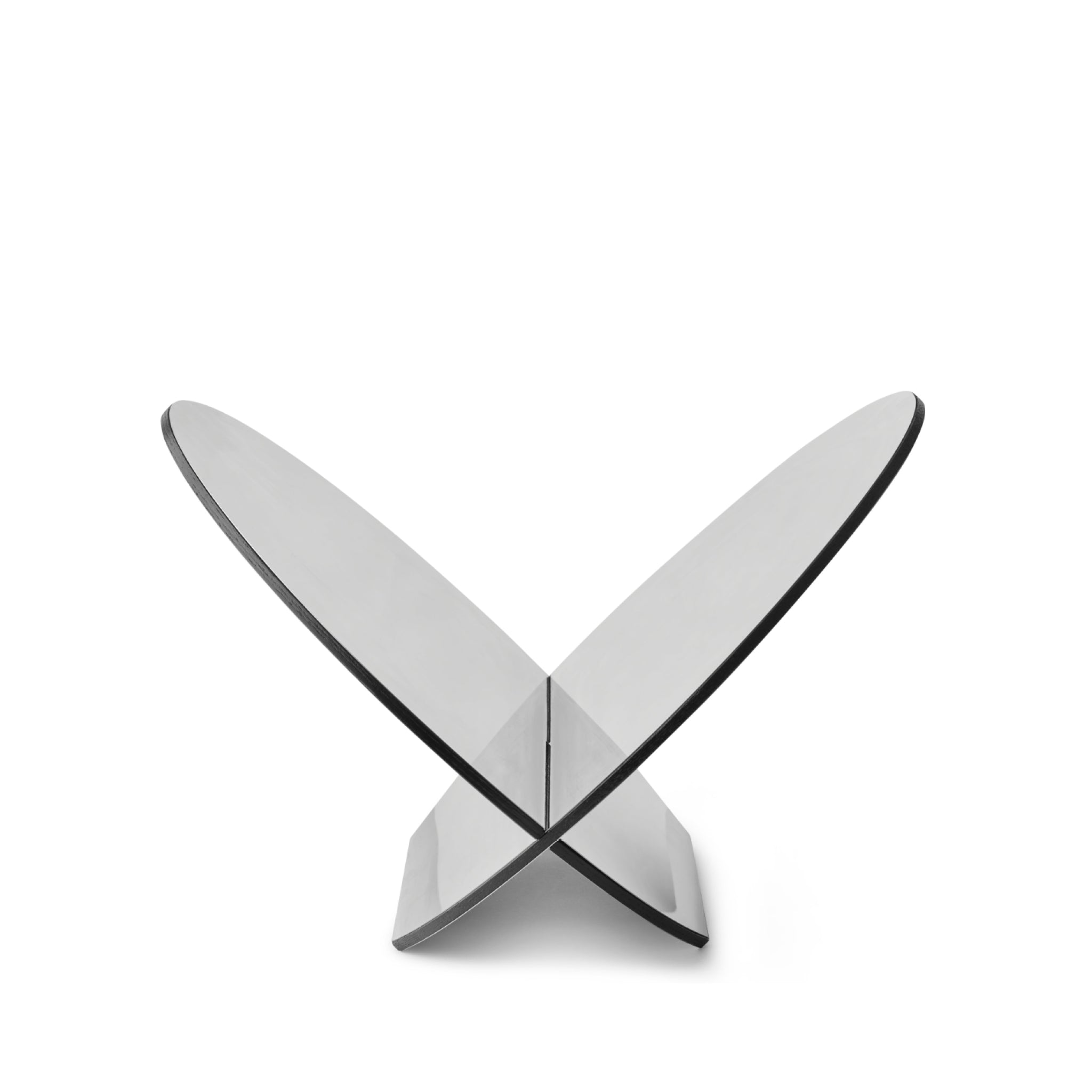 Gejst Silia Stainless Steel Magazine Holder — Compact Minimalist Rack