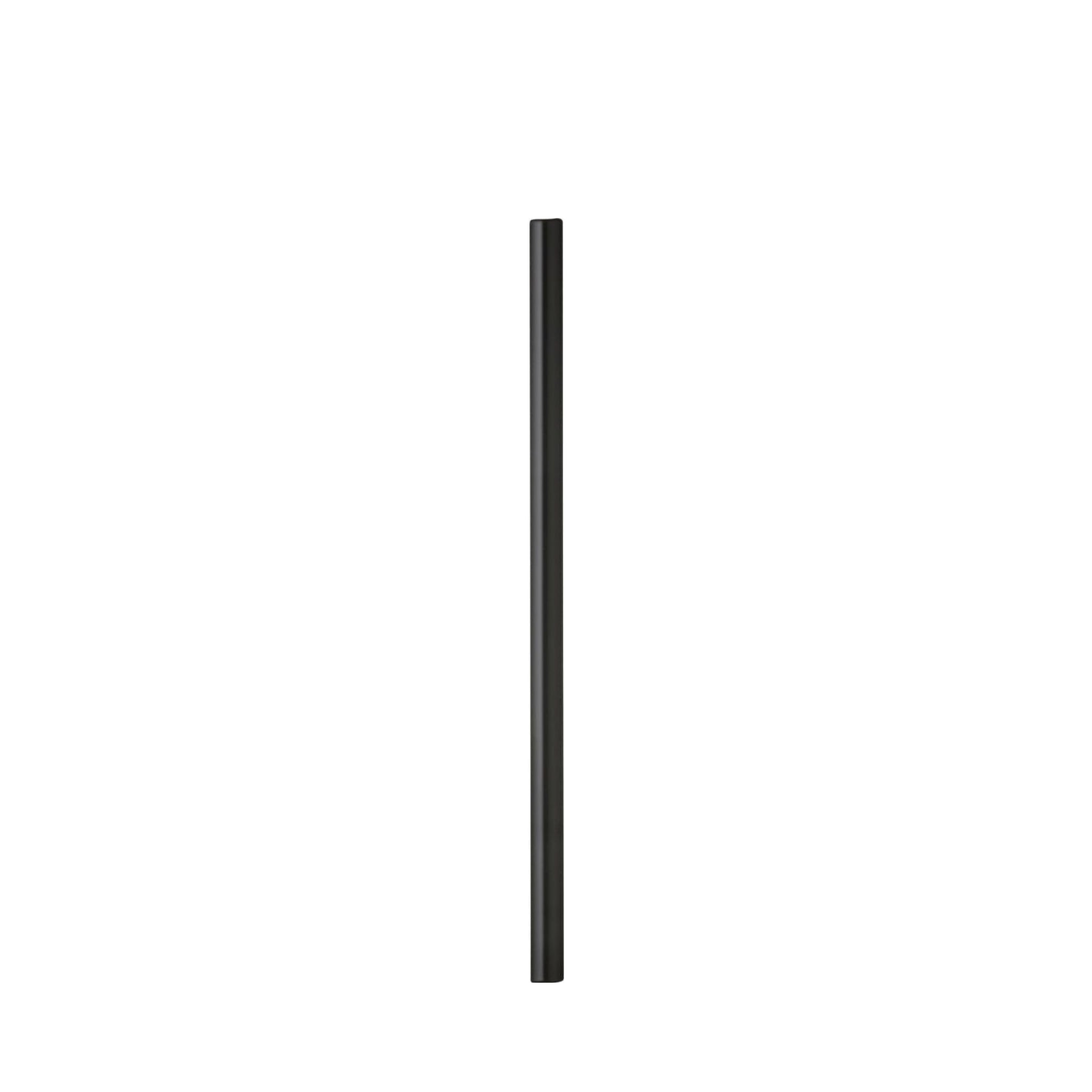 Lyngby Glas straw 6 pcs. black, 6 pcs.