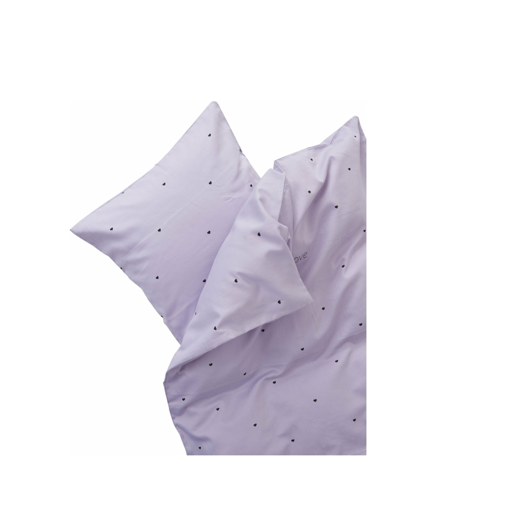 Design Letters Mini Love Baby Pillowcases and Duvet Covers 70x100 cm, lavender
