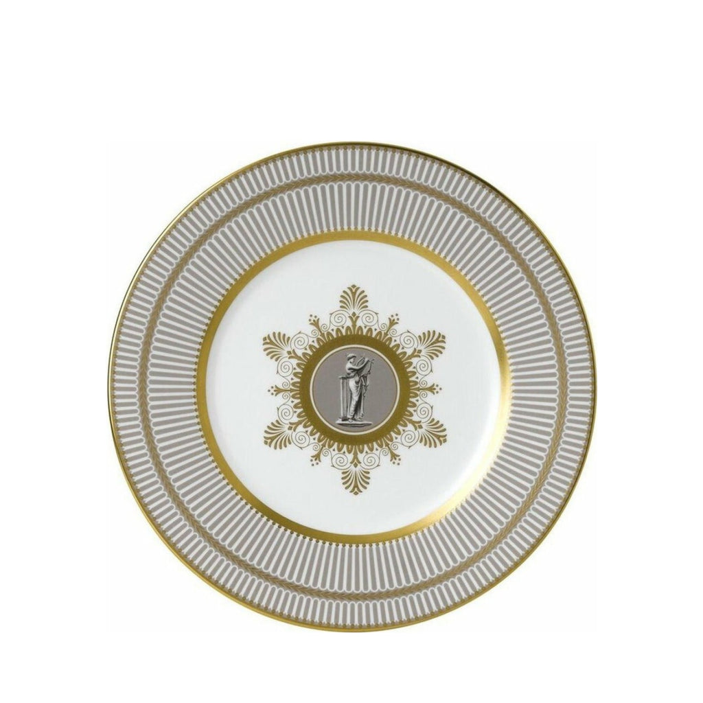 Wedgwood Anthemion Grey Plate, ø: 23 Cm
