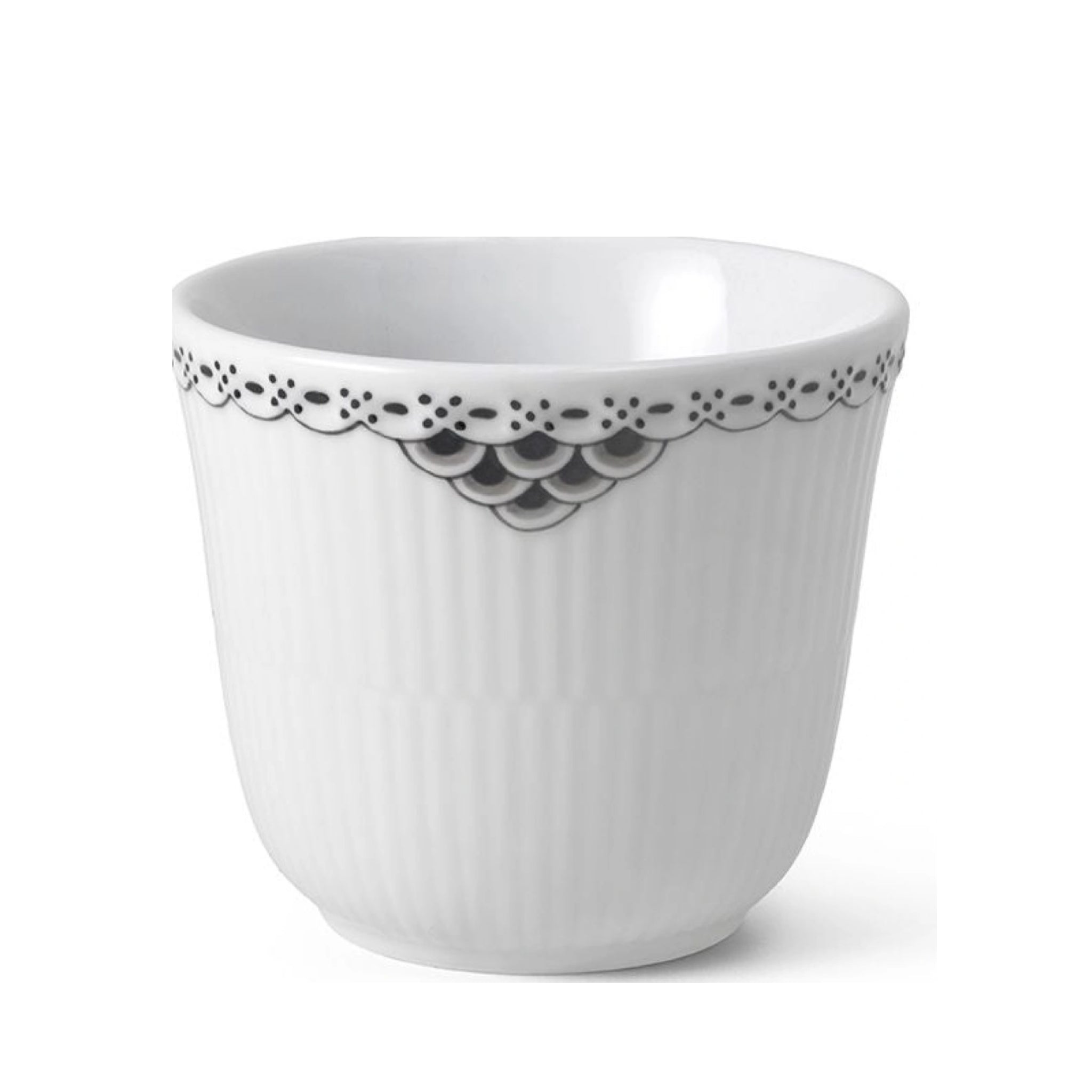 Royal Copenhagen Black Lace Mug 26 Cl