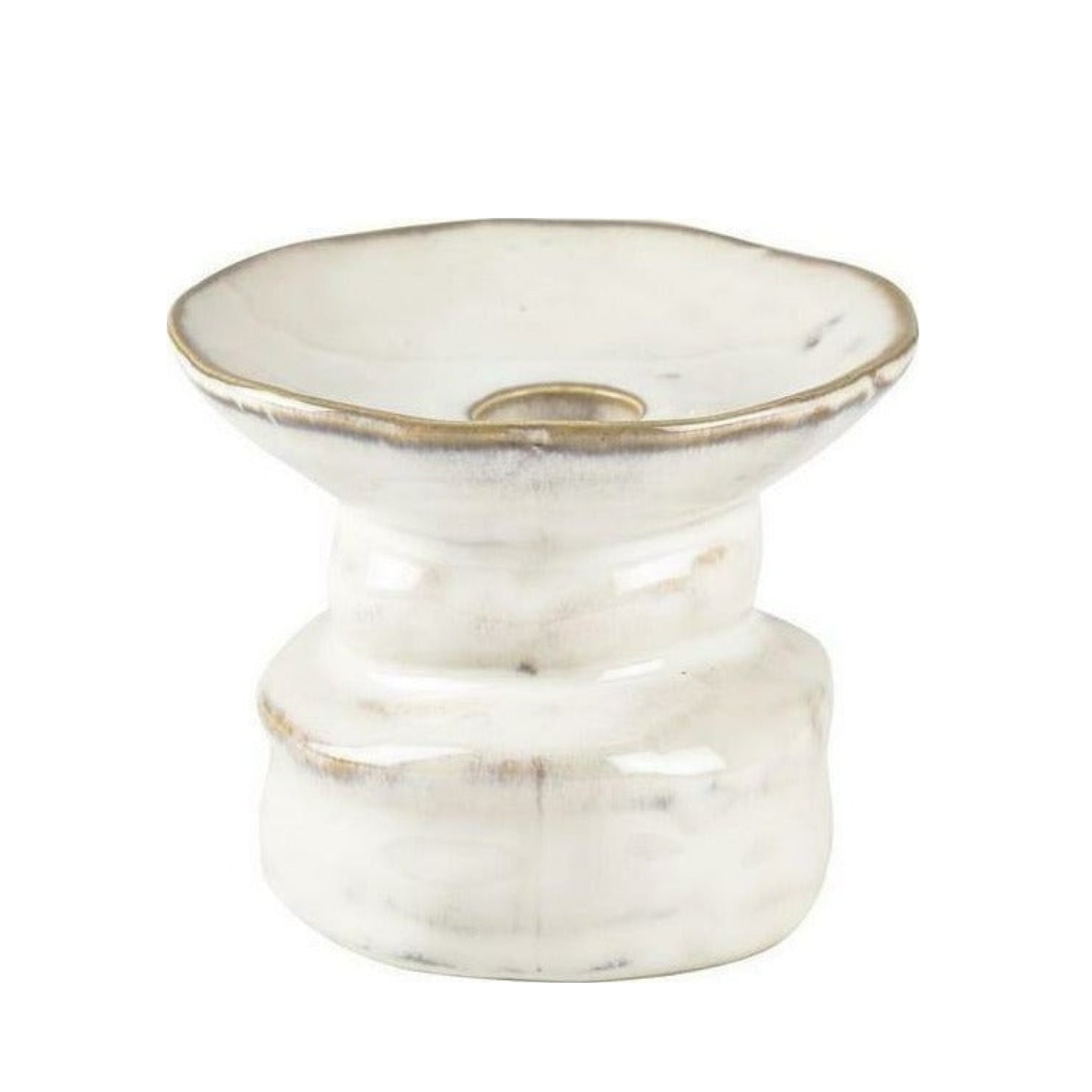 Villa Collection Candle Holder ø 10.5 Cm, White