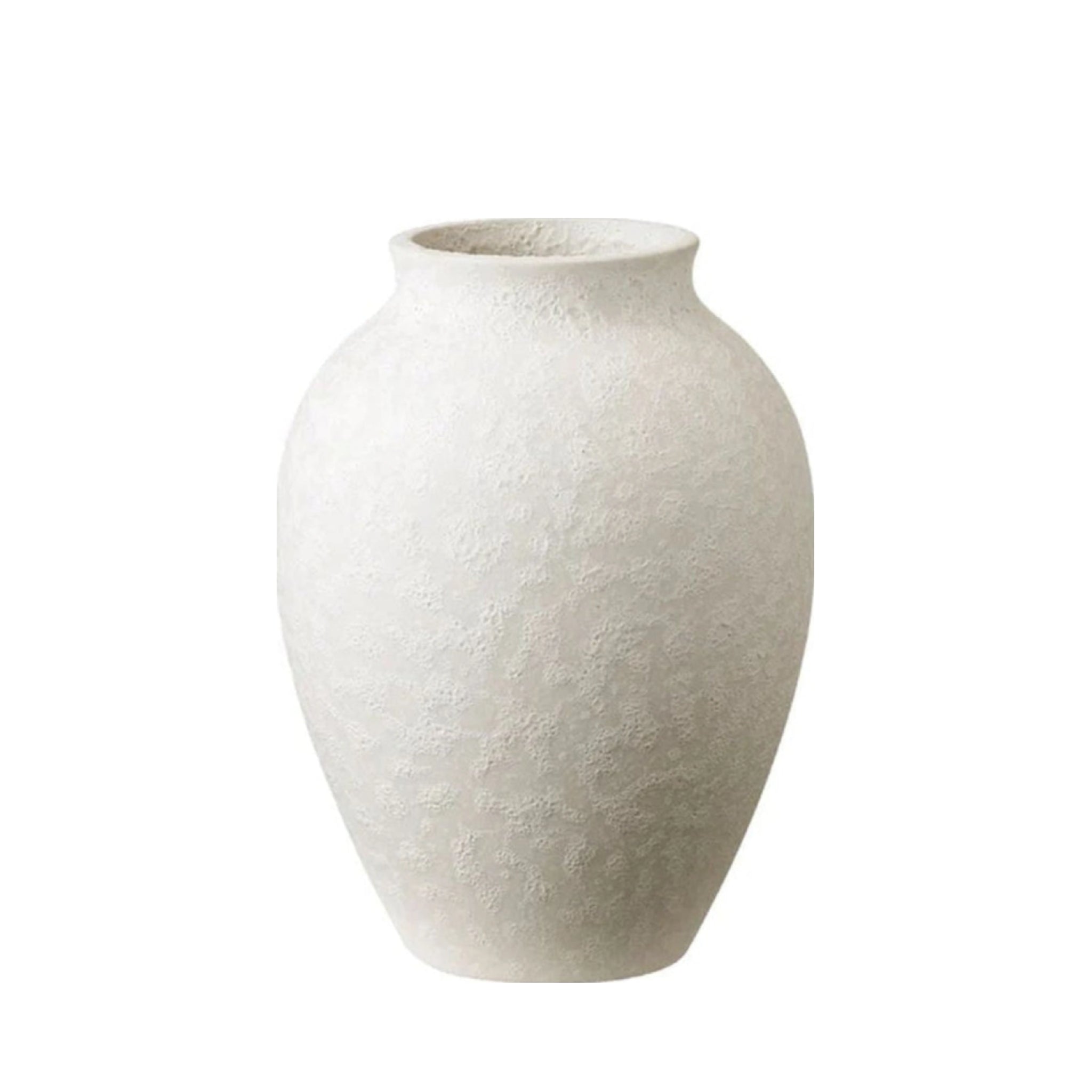 Knabstrup Keramik vase H 12,5 cm, white