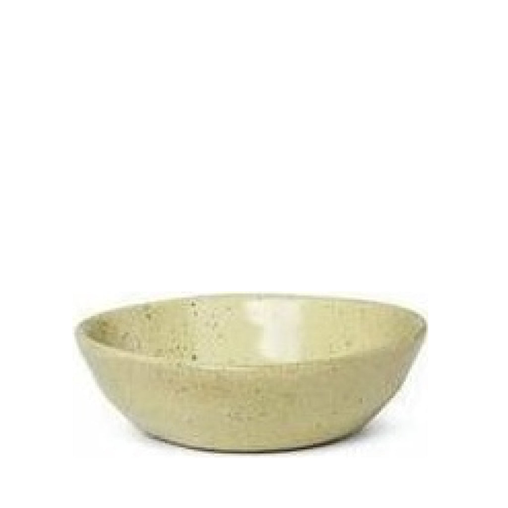 Ferm Living Flow Bowl Yellow Speckle, ø9cm