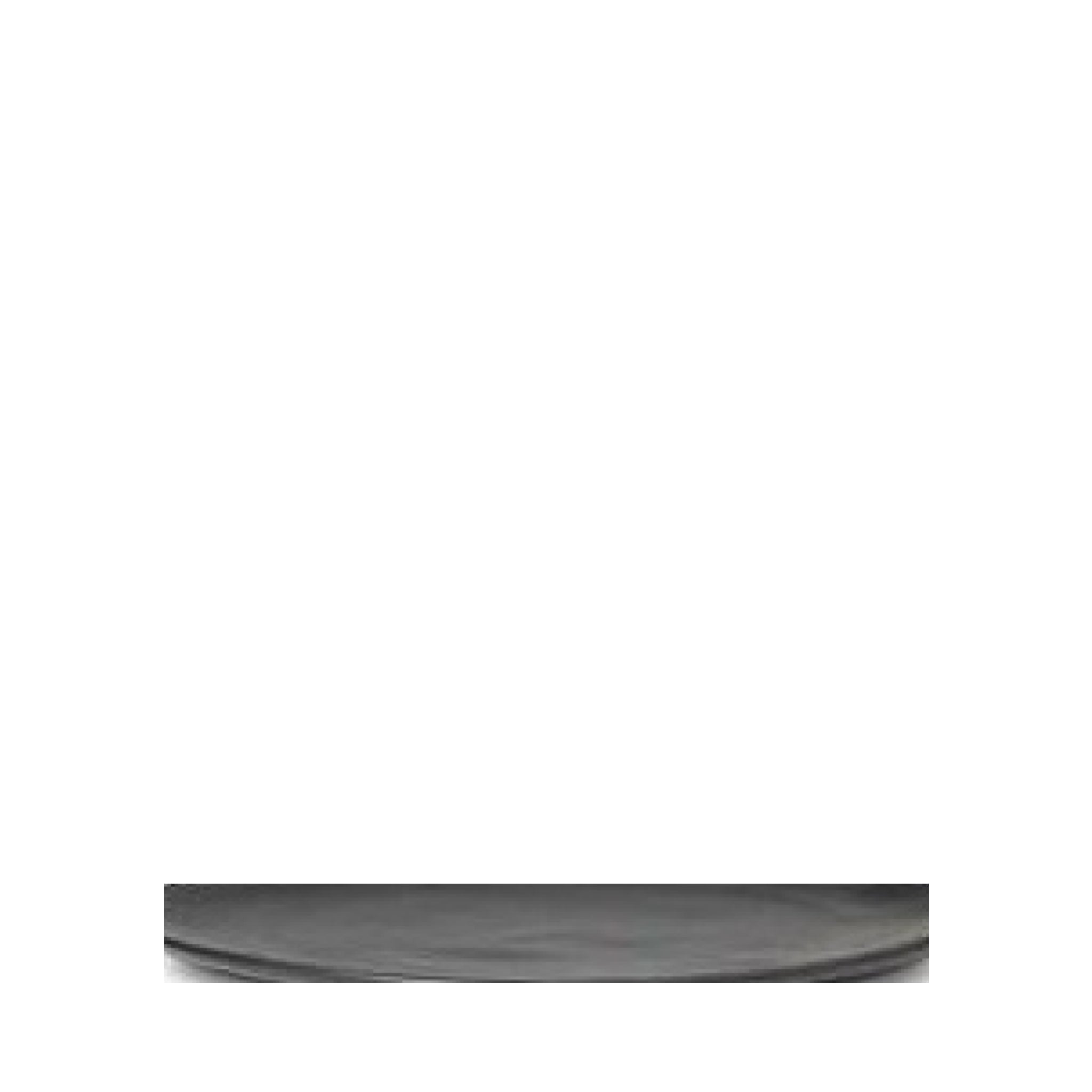 Ferm Living Flow Plate Black, ø22cm