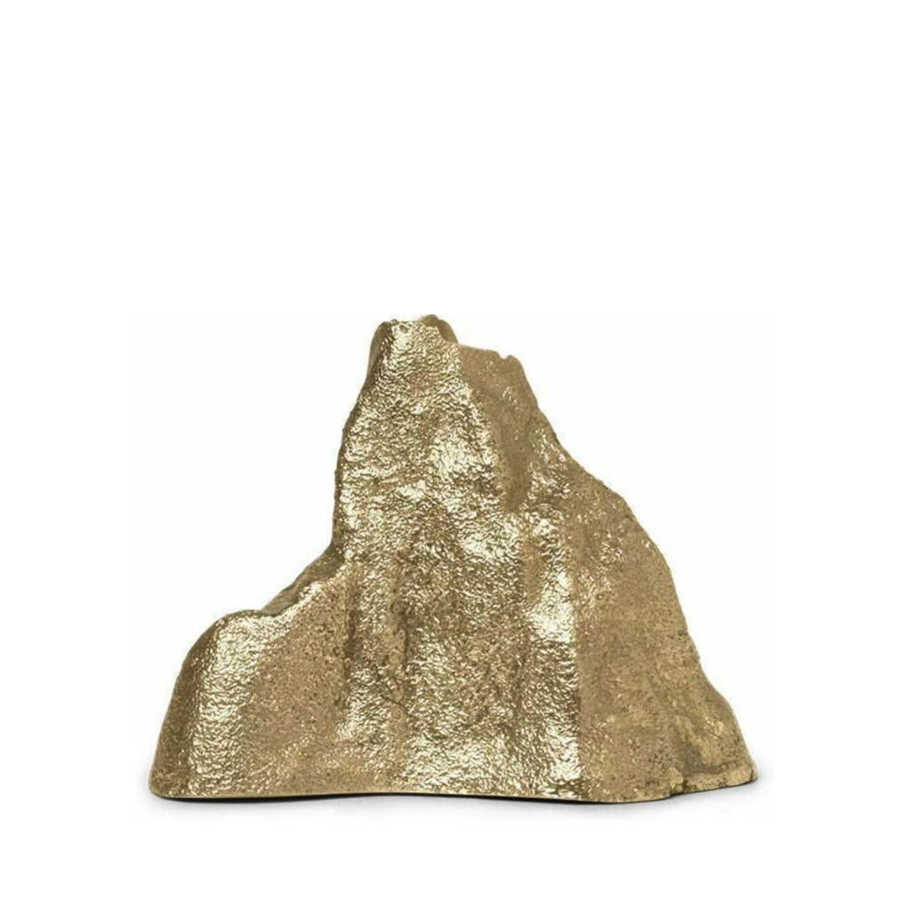 Ferm Living Stone Candle Holder Small, Brass