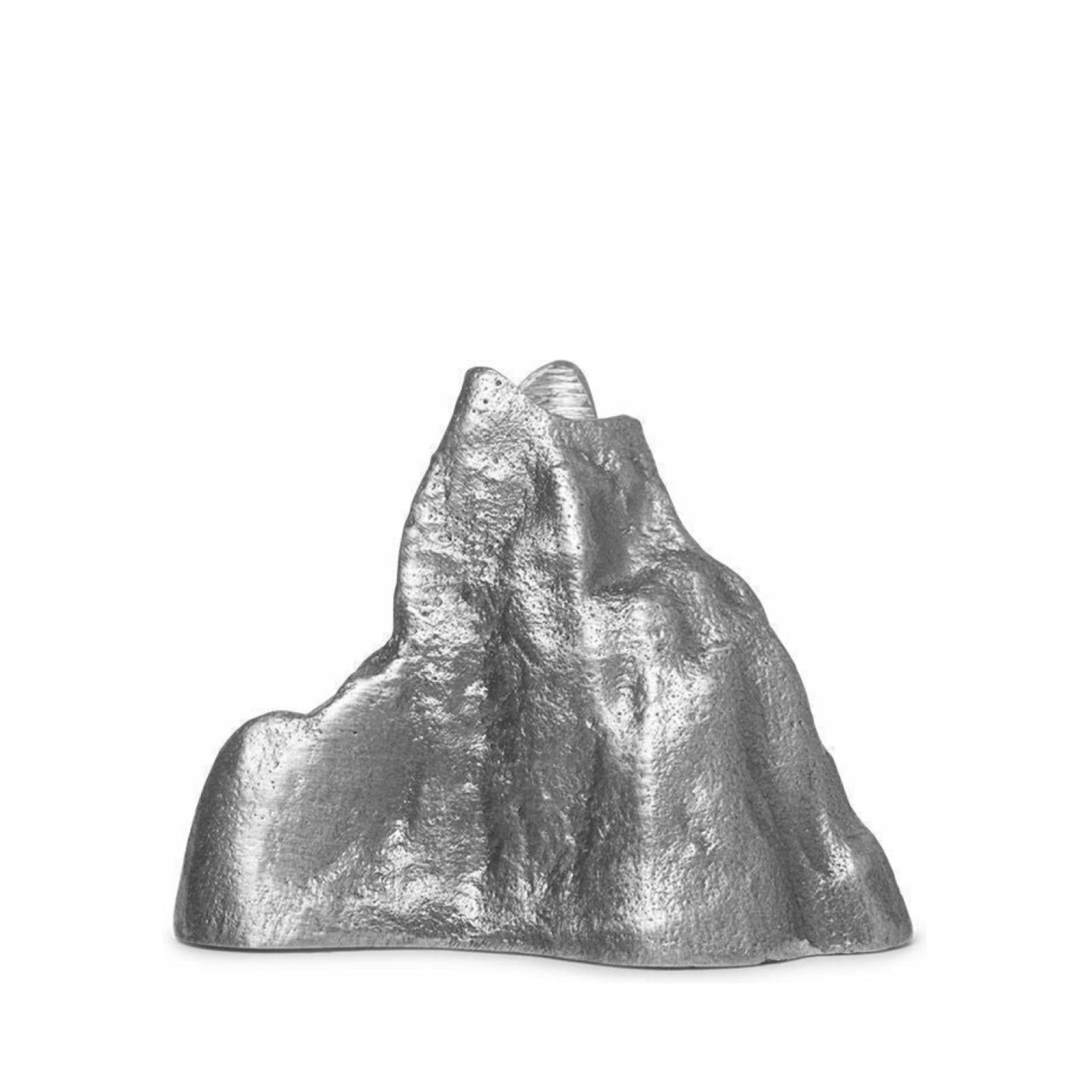 Ferm Living Stone Candle Holder Small, Aluminium