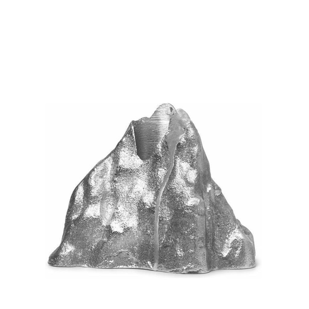 Ferm Living Stone Candle Holder Large, Aluminium