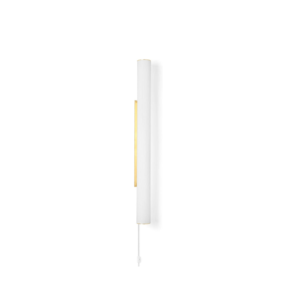 Ferm Living Vuelta Wall Lamp Brass ø100 Cm, White