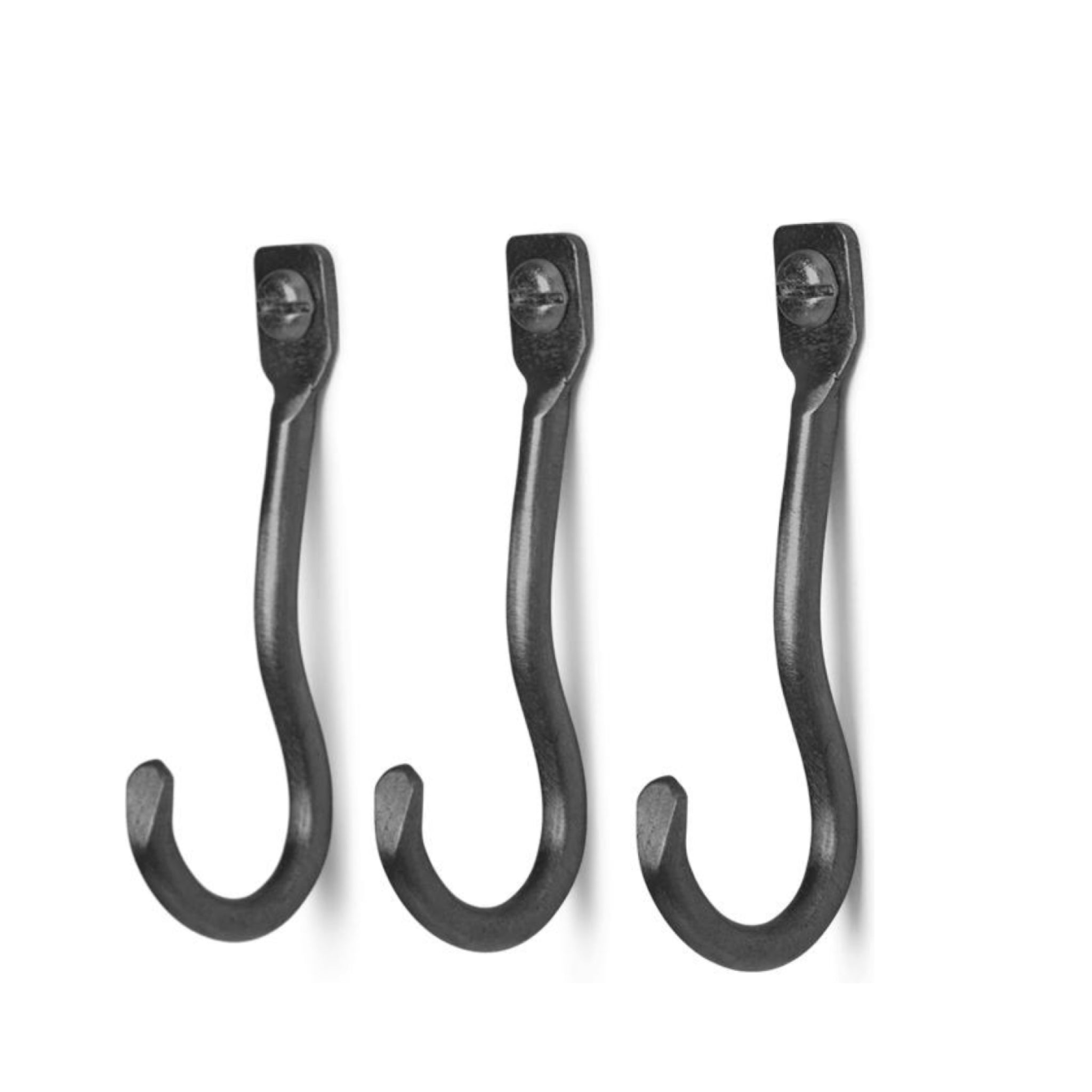 Ferm Living Curvature Mini Hook Black, 3 Pcs.