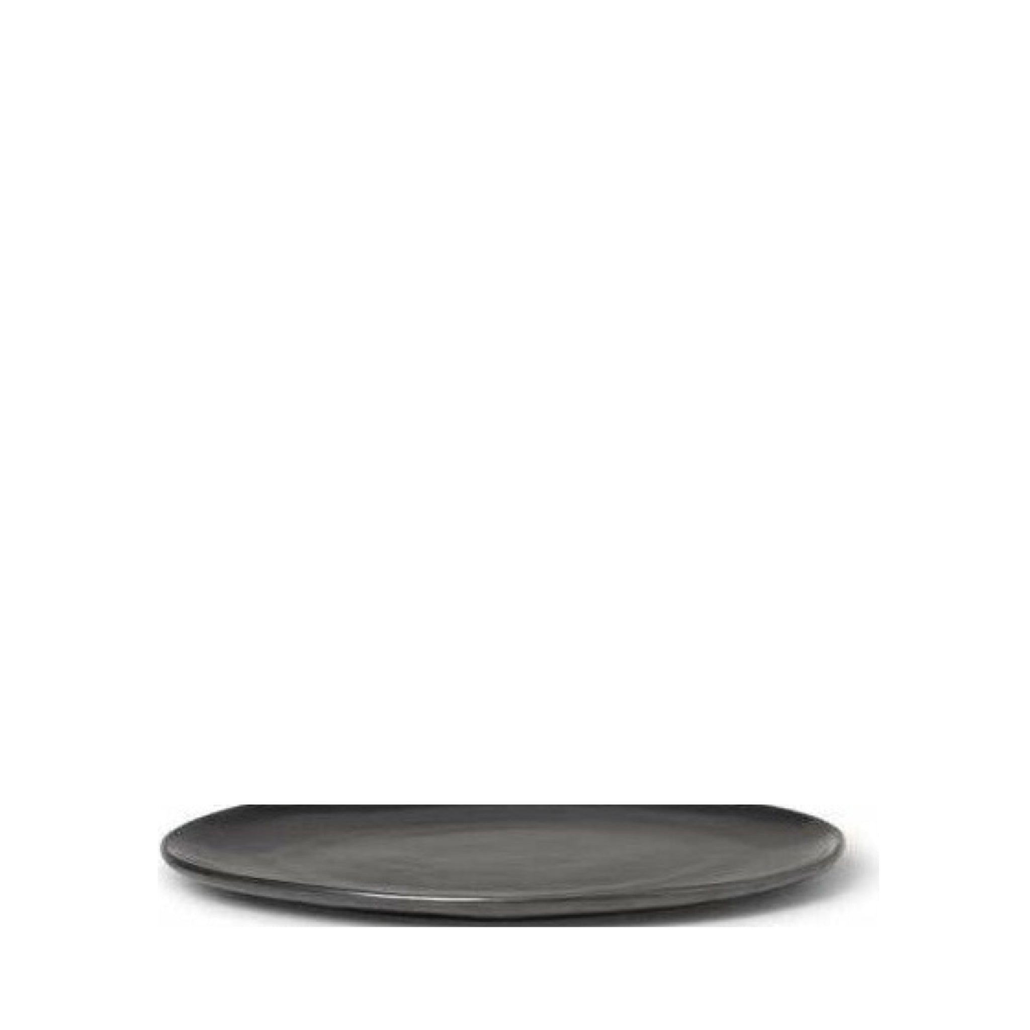 Ferm Living Flow Plate øx H 27x1.5, Black