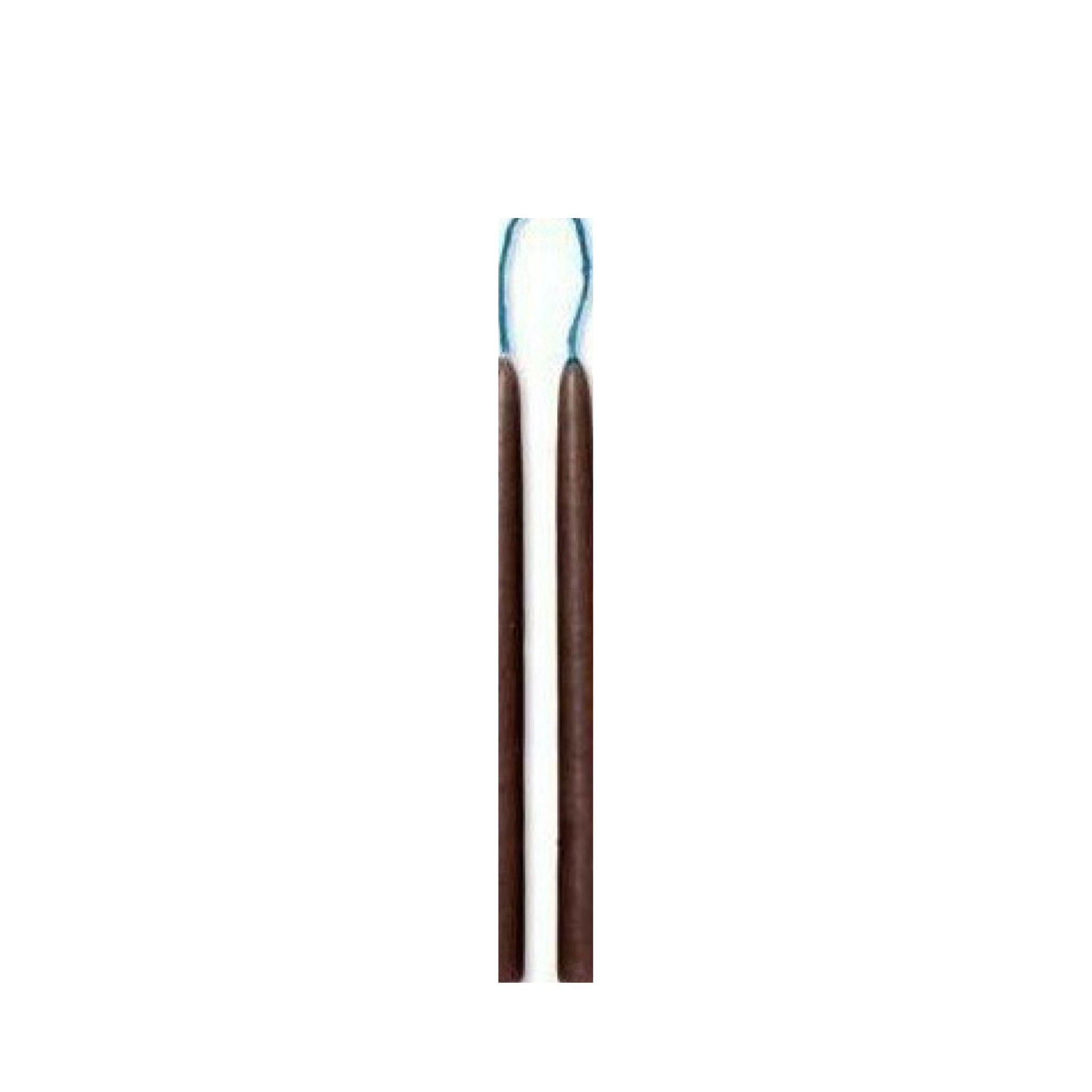 Ferm Living Dipped Candles Set Of 8 1,2x15 Cm, Brown