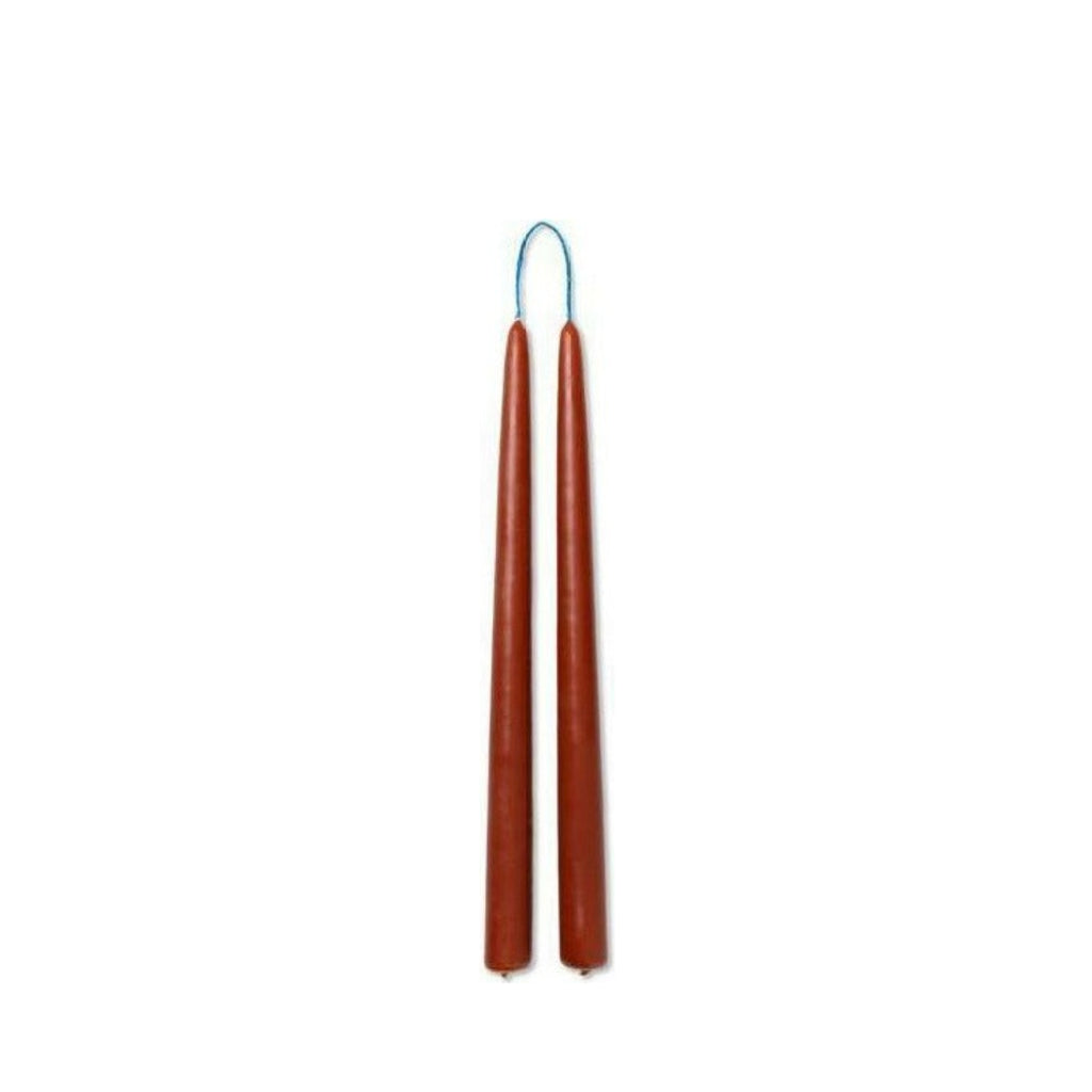 Ferm Living Dipped Candles Set Of 2 2,2x30 Cm, Rust