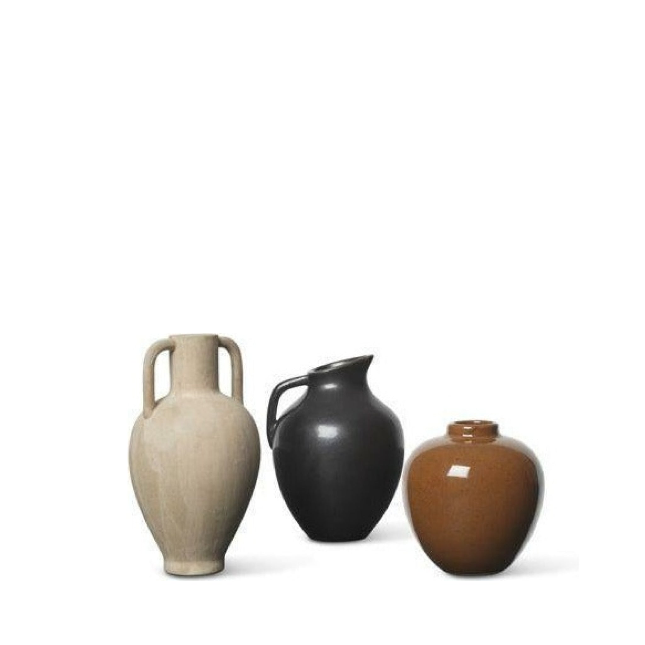 Ferm Living Ary Mini Vase Large, Brown