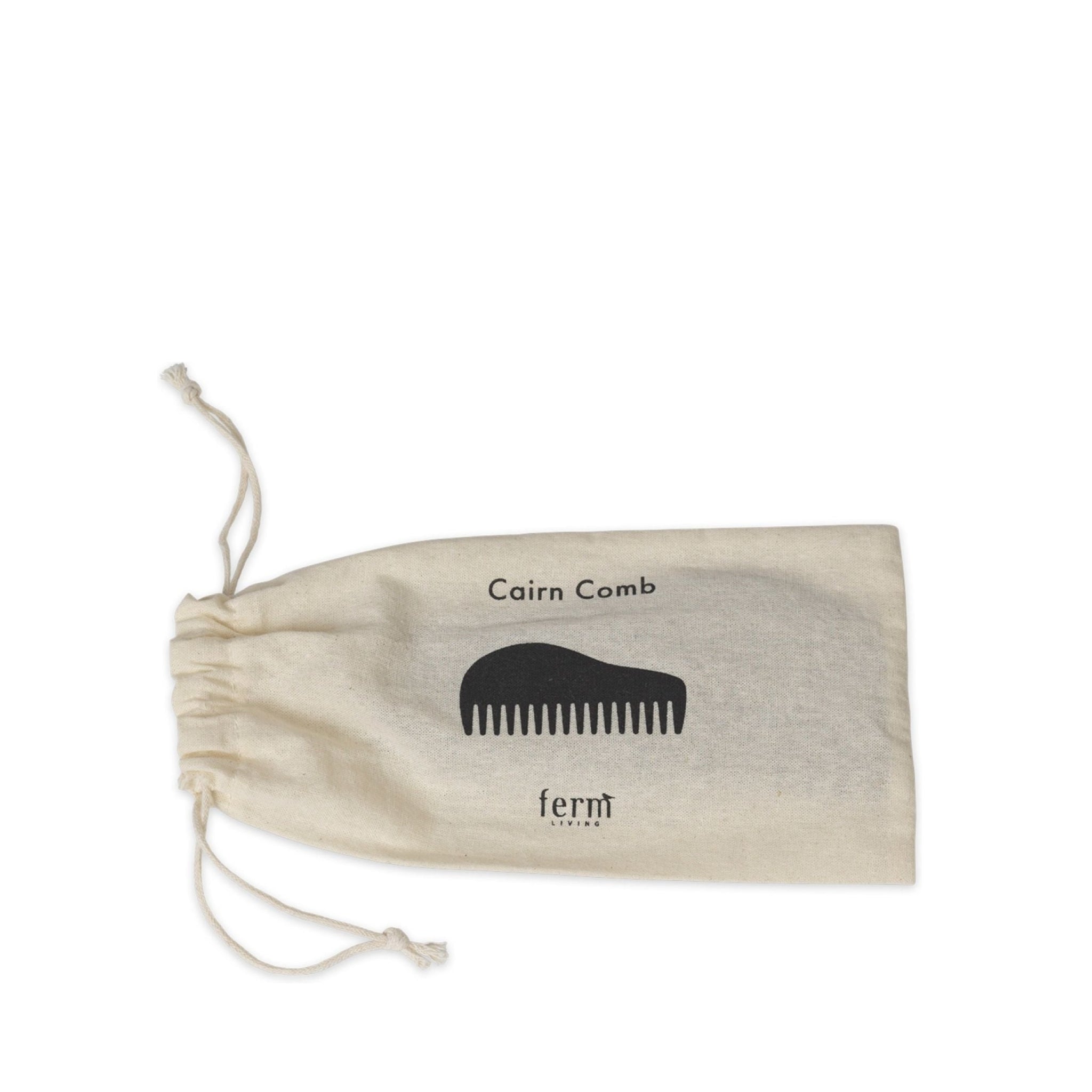 Ferm Living Cairn Comb, Dark Brown