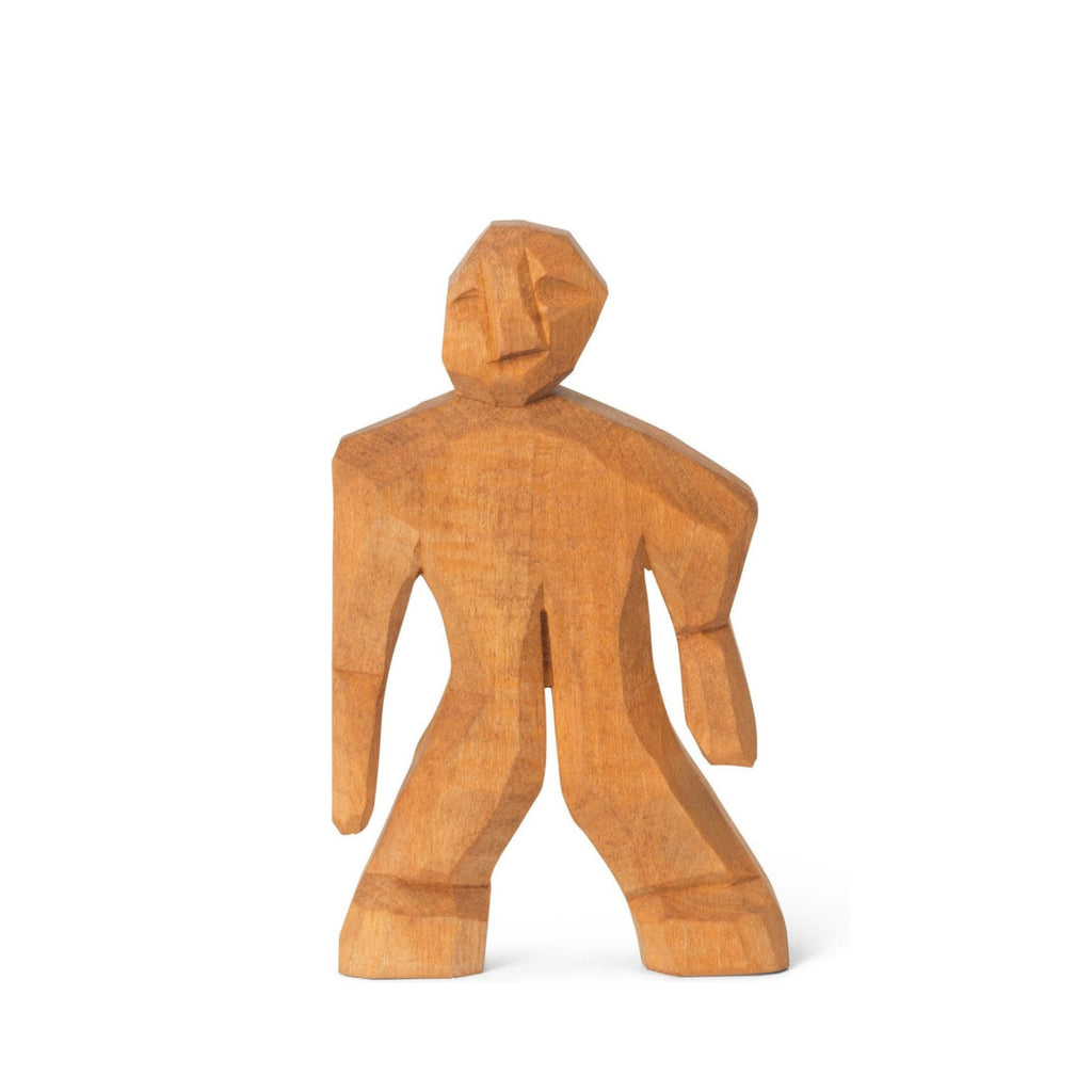 Ferm Living Otto Hand Carved Figure, Orange