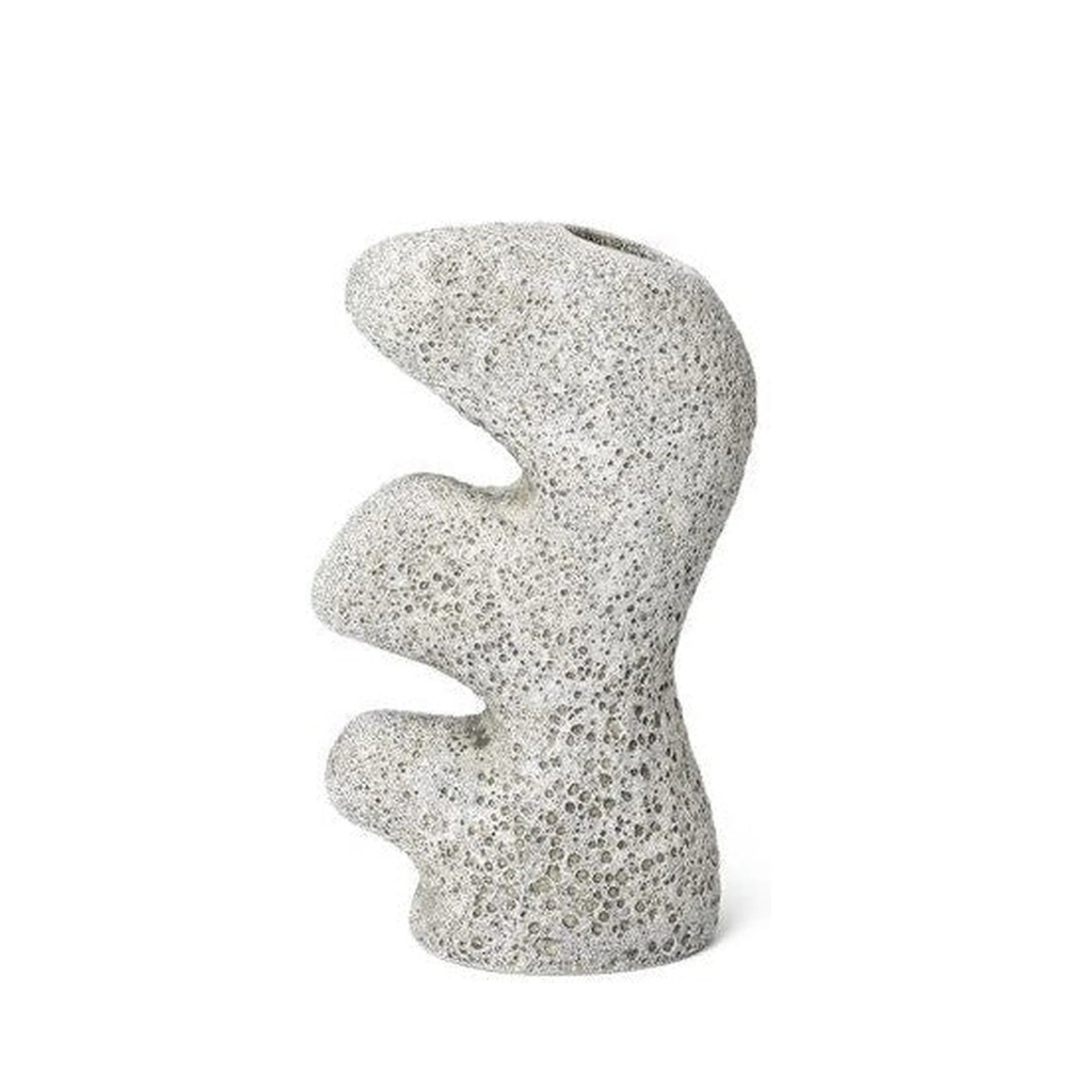 Ferm Living Yara Vase Small, Grey Pumice