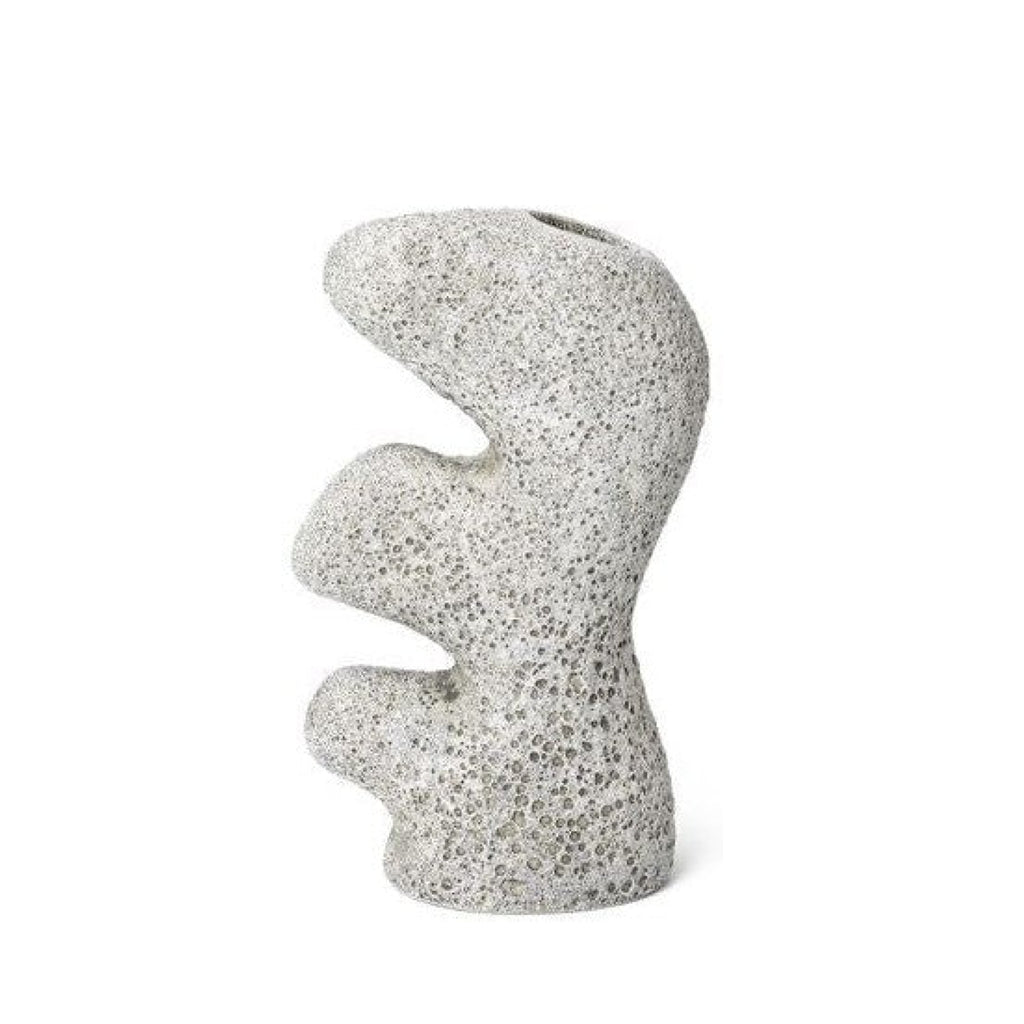 Ferm Living Yara Vase Small, Grey Pumice