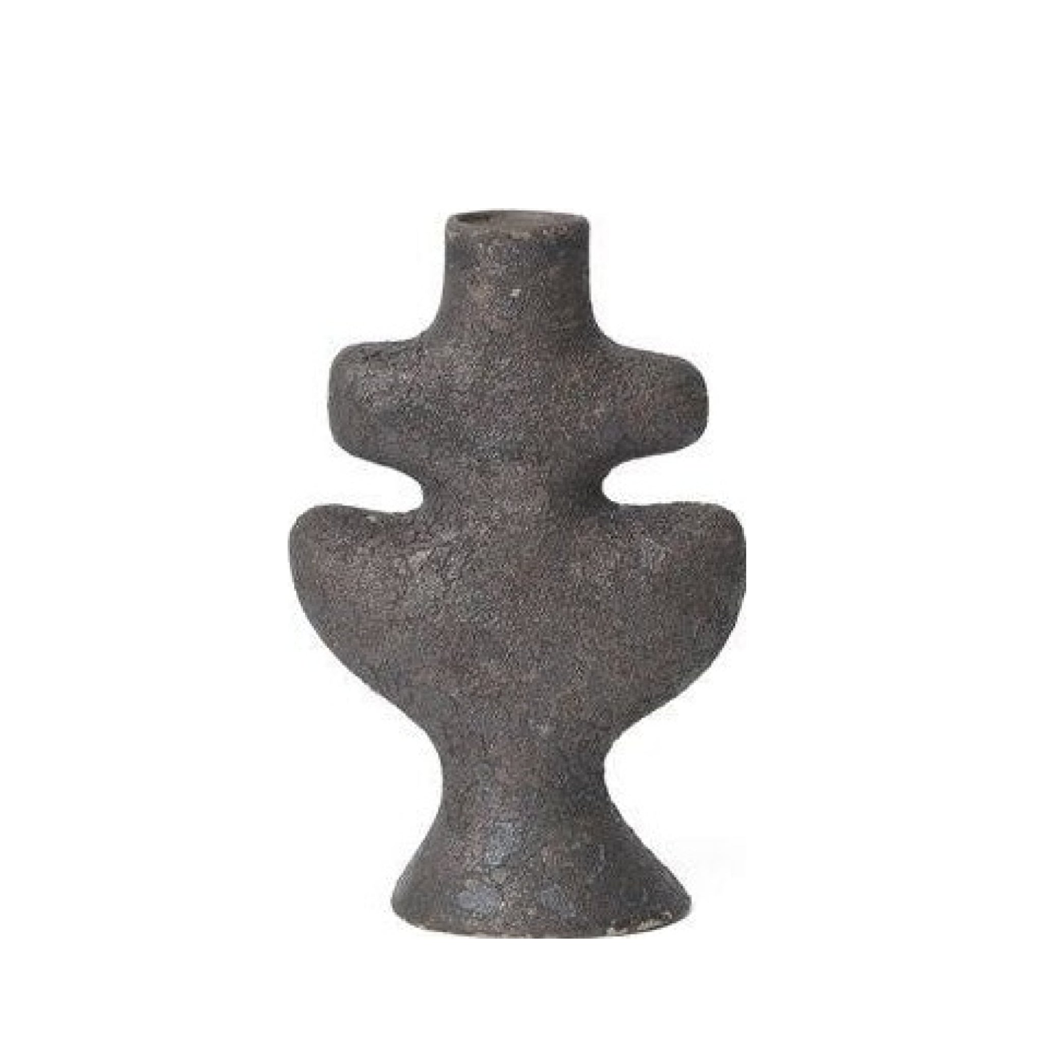 Ferm Living Yara Candle Holder Small, Rustic Iron