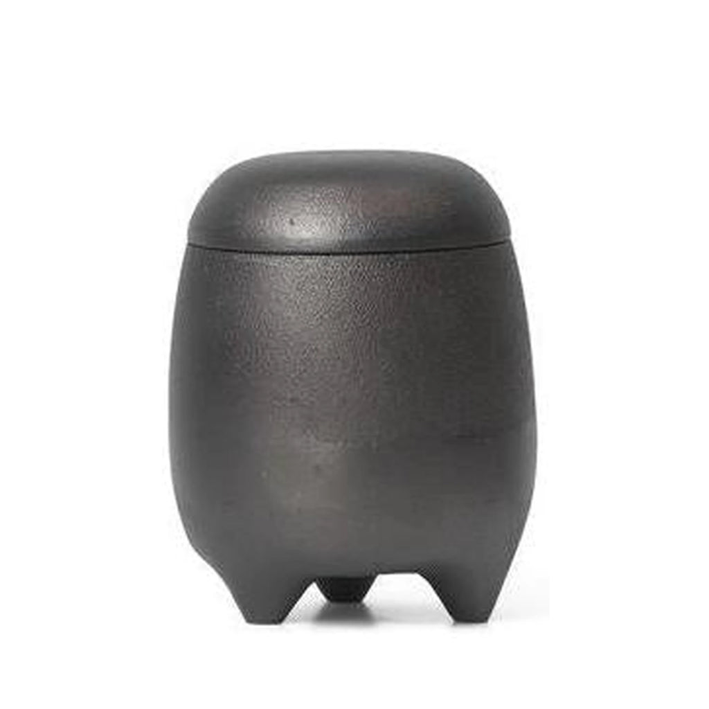 Ferm Living Evoke Candle, Blackened Aluminium