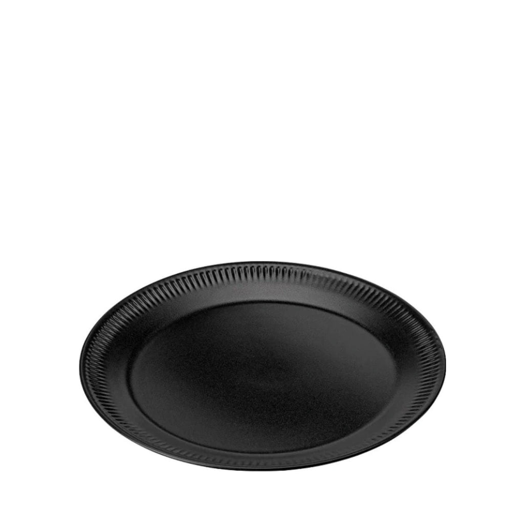 Knabstrup Keramik plate Ø 22 cm, black