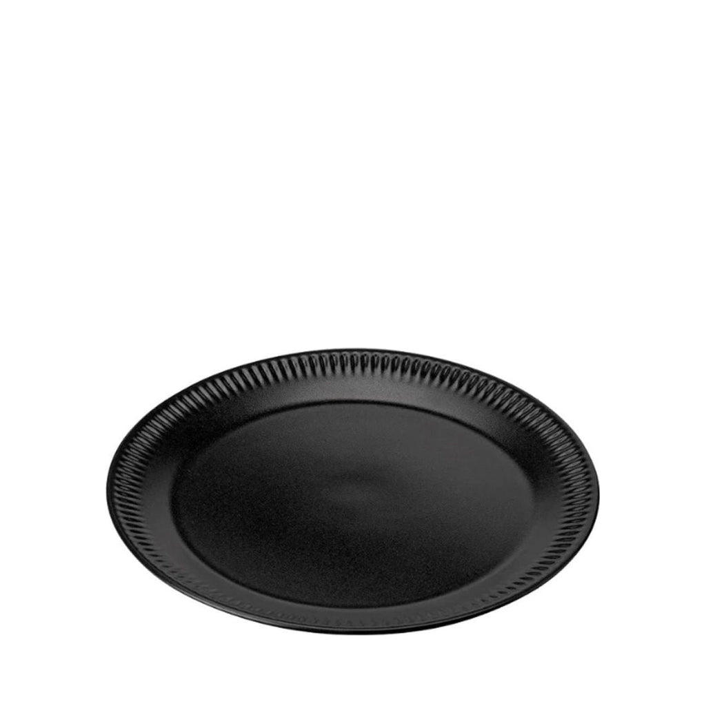 Knabstrup Keramik plate Ø 19 cm, black