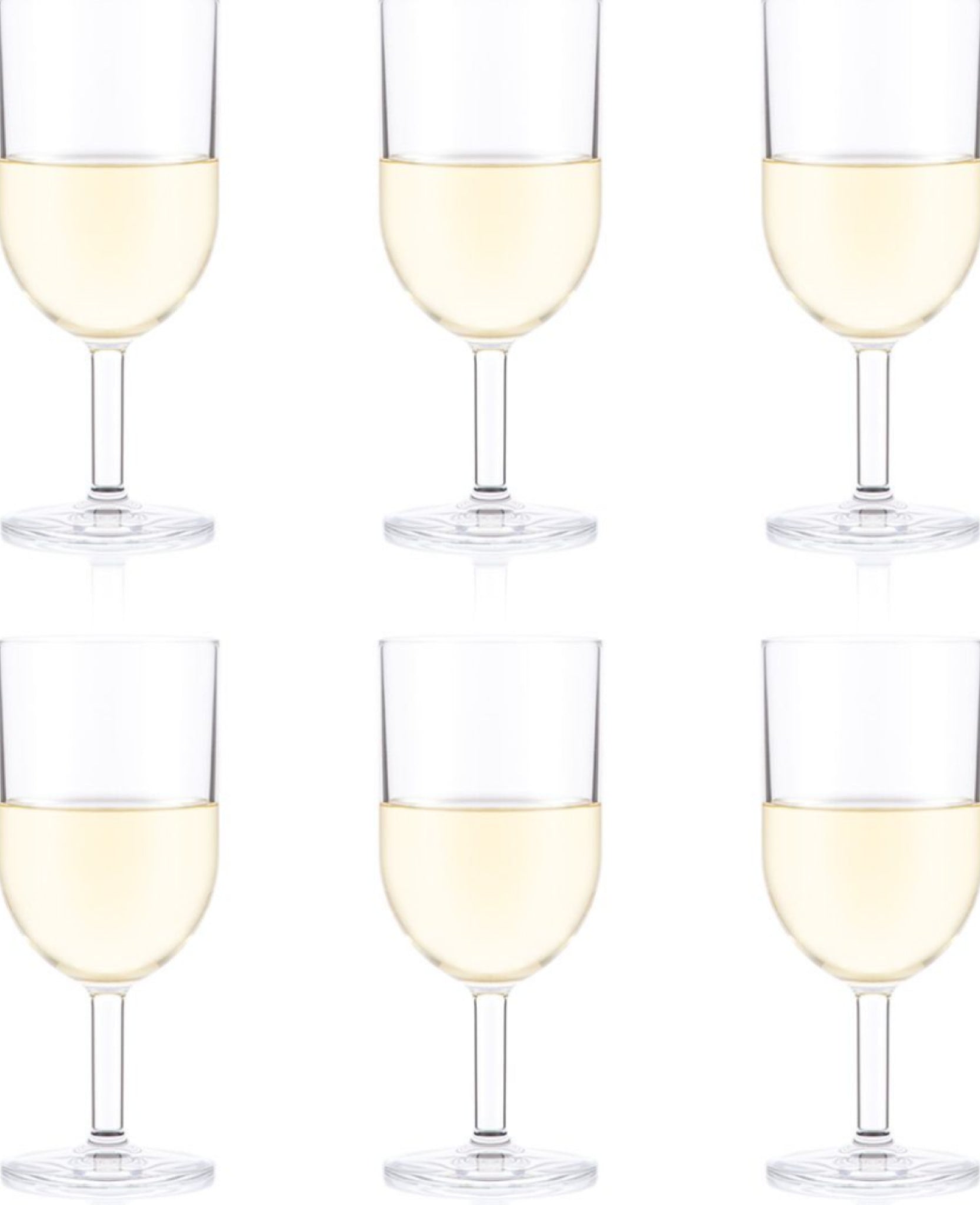 Bodum octet white wine glasses, 6 pcs.