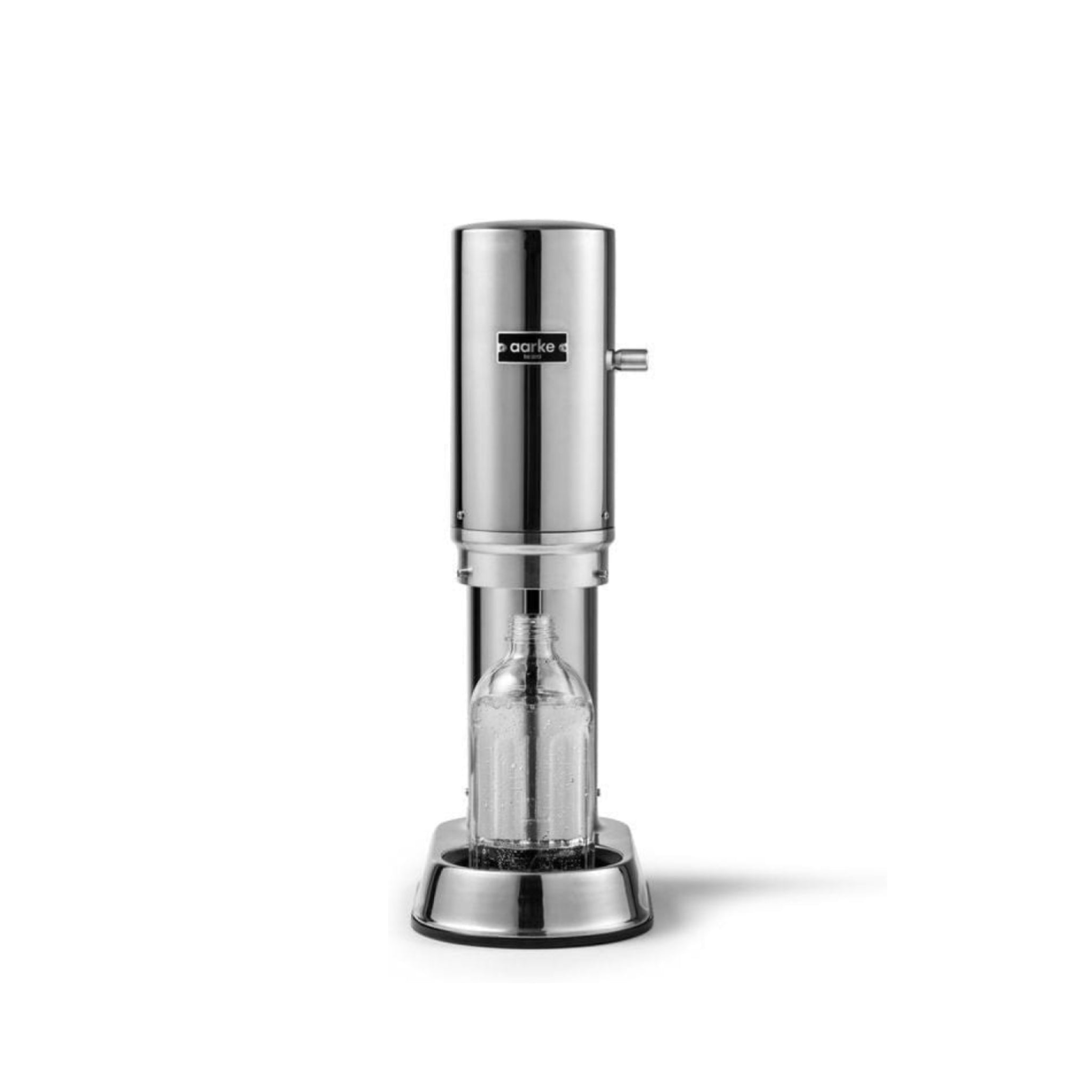 Aarke Carbonator Pro: Stainless Steel Sparkling Water Maker With Glass Bottle
