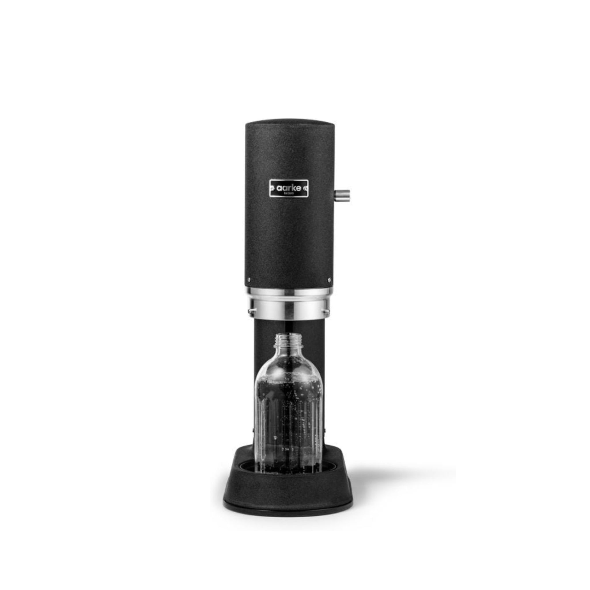 Aarke Carbonator Pro: Sleek Black Stainless Steel Sparkling Water Maker