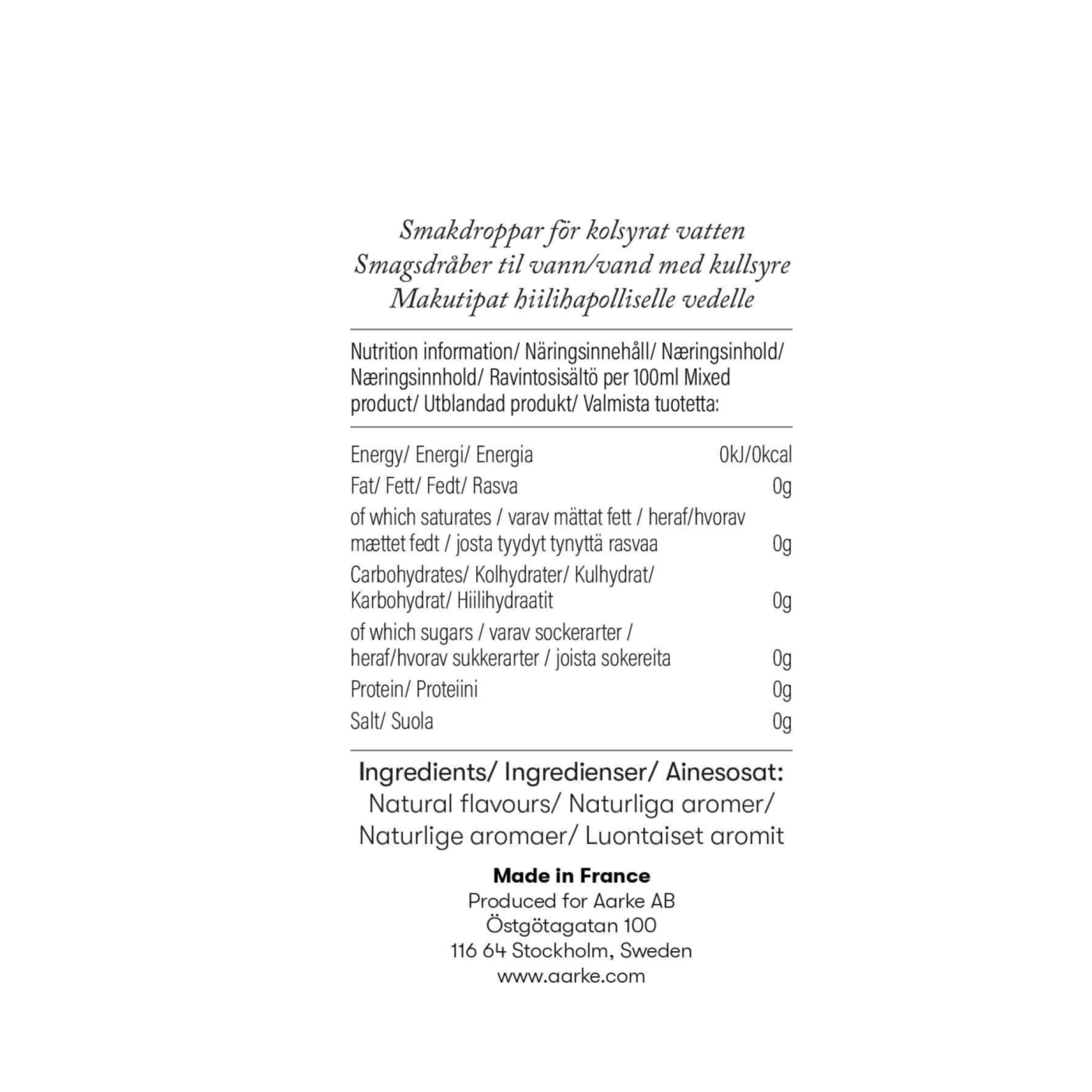 Aarke Cucumber Lime Aroma Drops: Refreshing, Sugar-free Sparkling Water