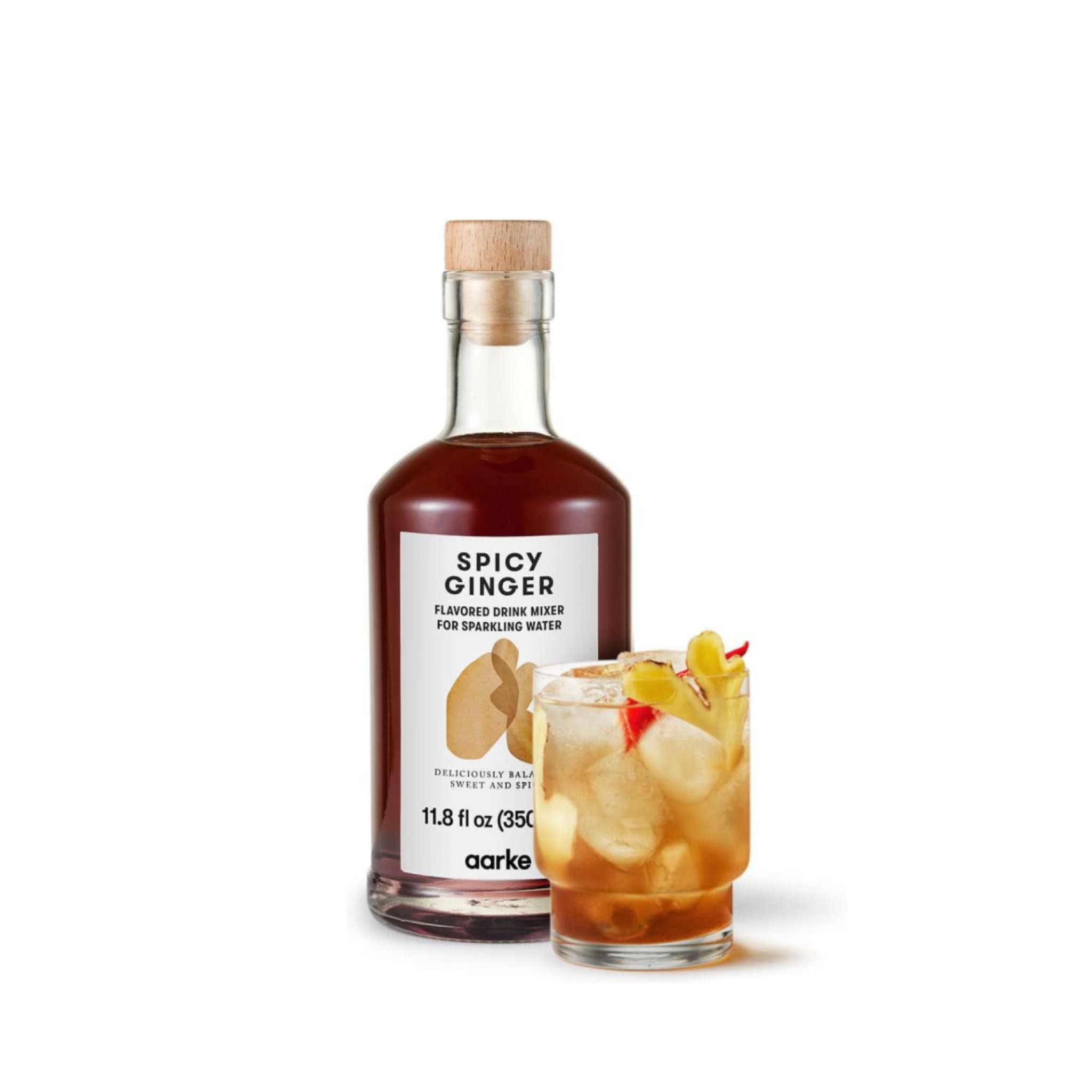 Aarke Drink Mixer - Hot Ginger Flavor For Perfect Home Bar Cocktails