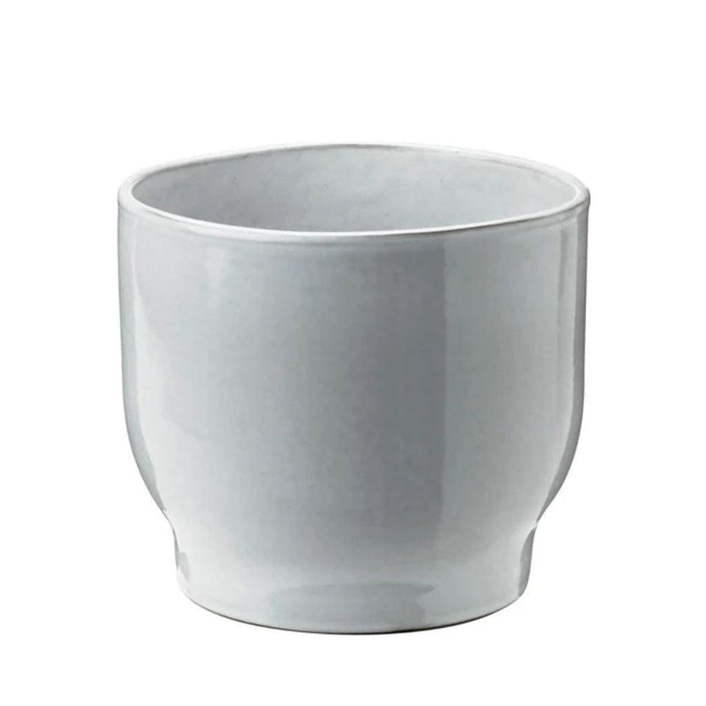 Knabstrup Keramik flower pot Ø 16,5 cm, white