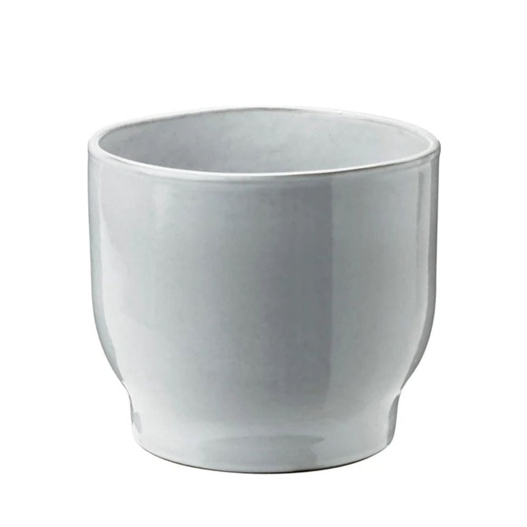 Knabstrup Keramik flower pot Ø 16,5 cm, white