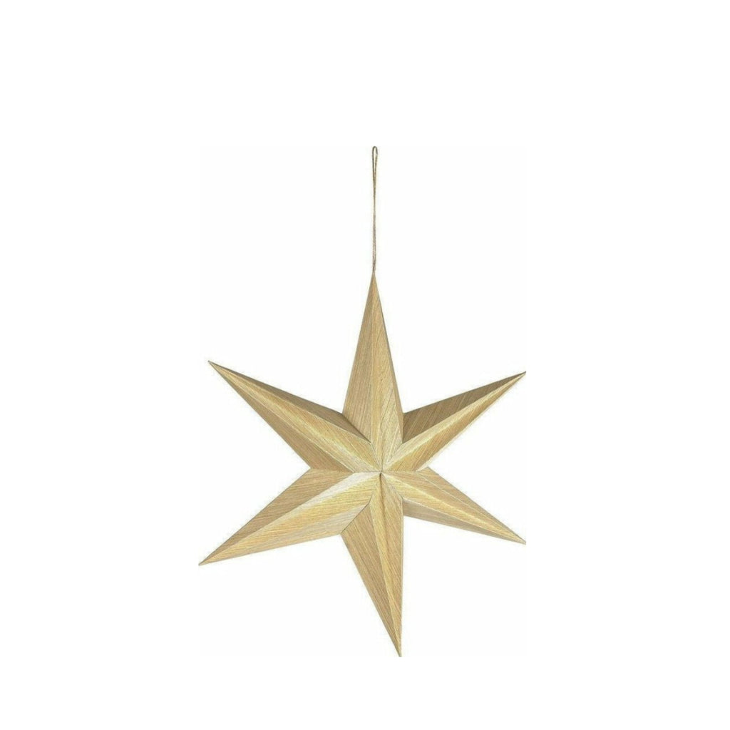 Villa Collection Star Decor 50x10,5 Cm, Natural