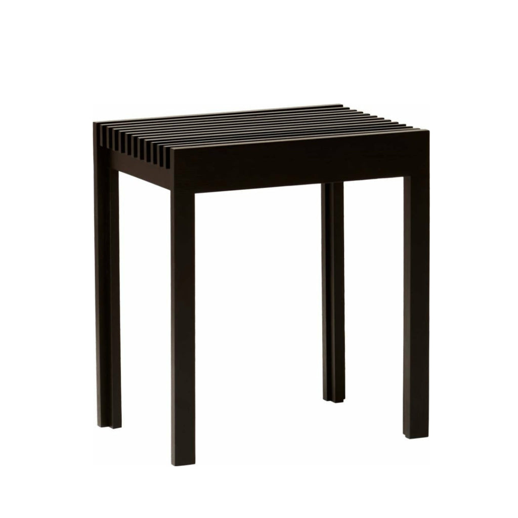 Form & Refine Lightweight Stool — Black-Stained Oak, Solid European Oak