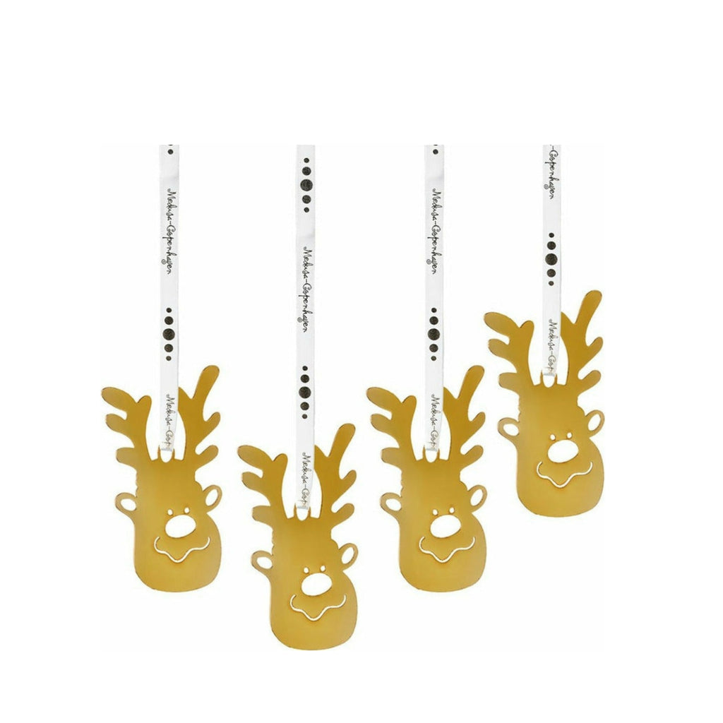 Medusa Copenhagen Baby Rudolf Deco Hanger, 4 Pcs.