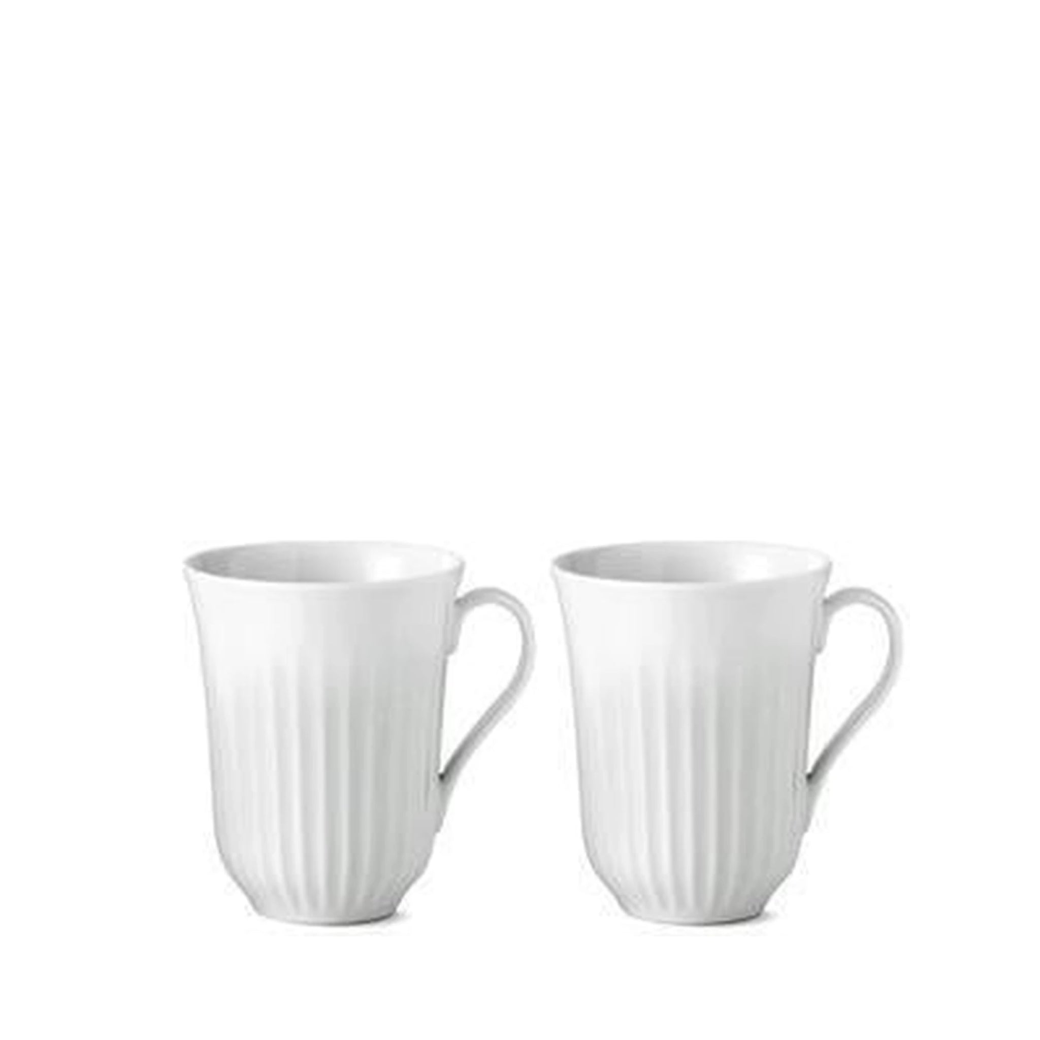 Lyngby Mug White, 32cl, 2 Pack